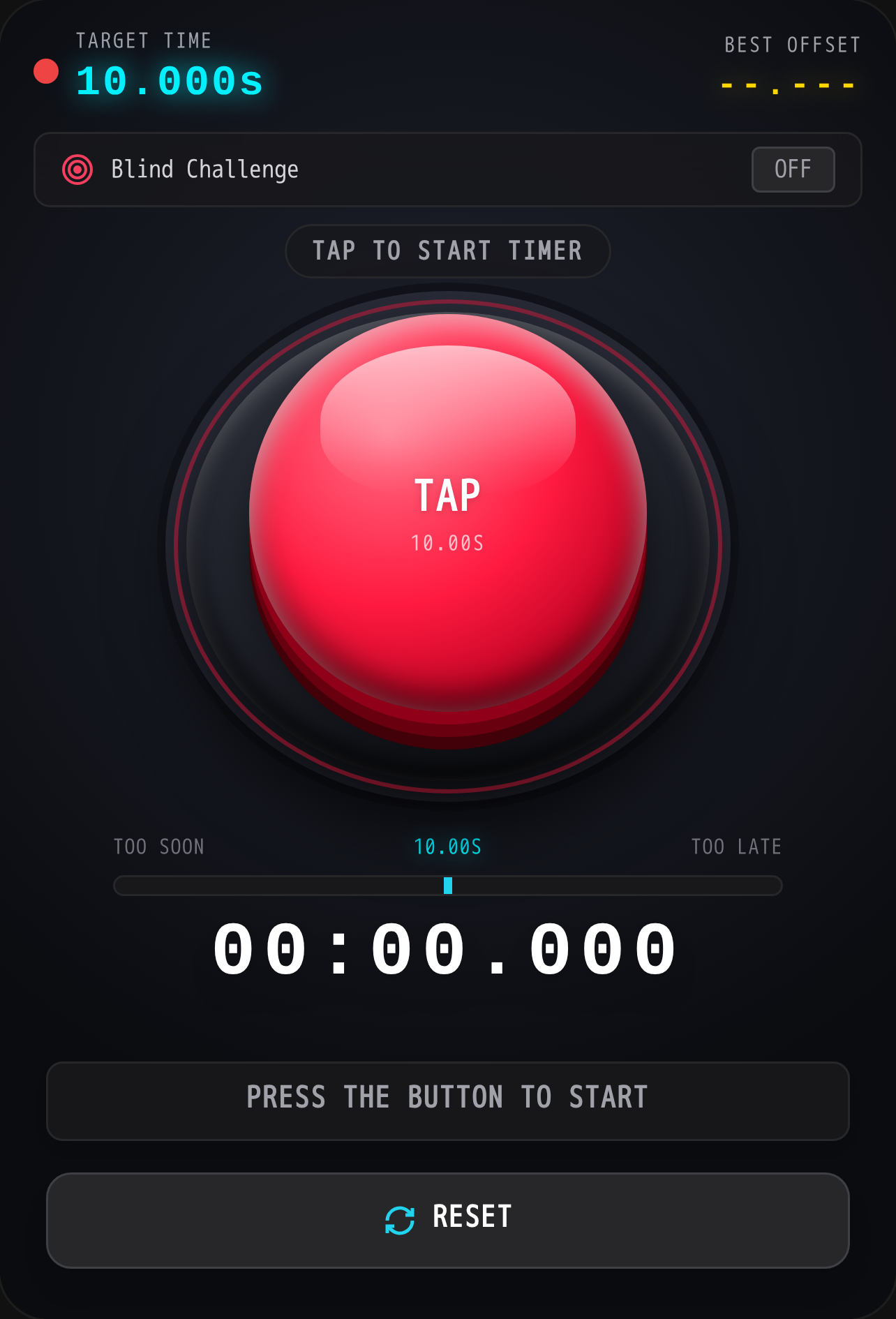 10 Second Reflex - 3D Button Challenge cover