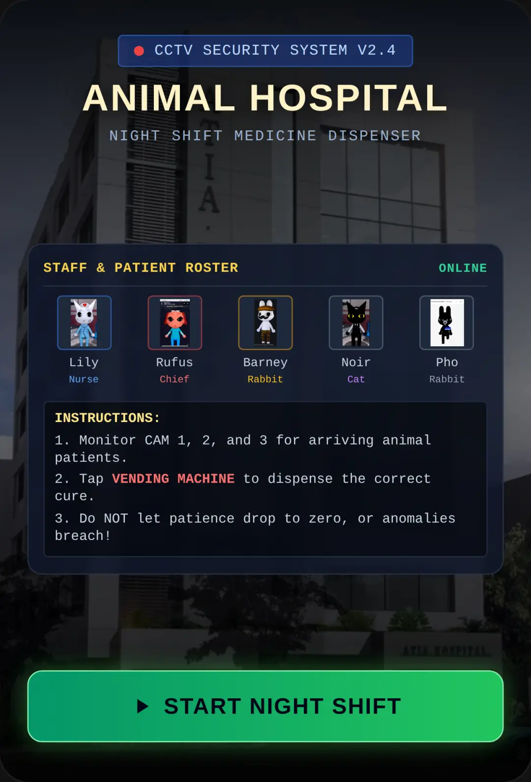 Animal Hospital: Night Shift cover