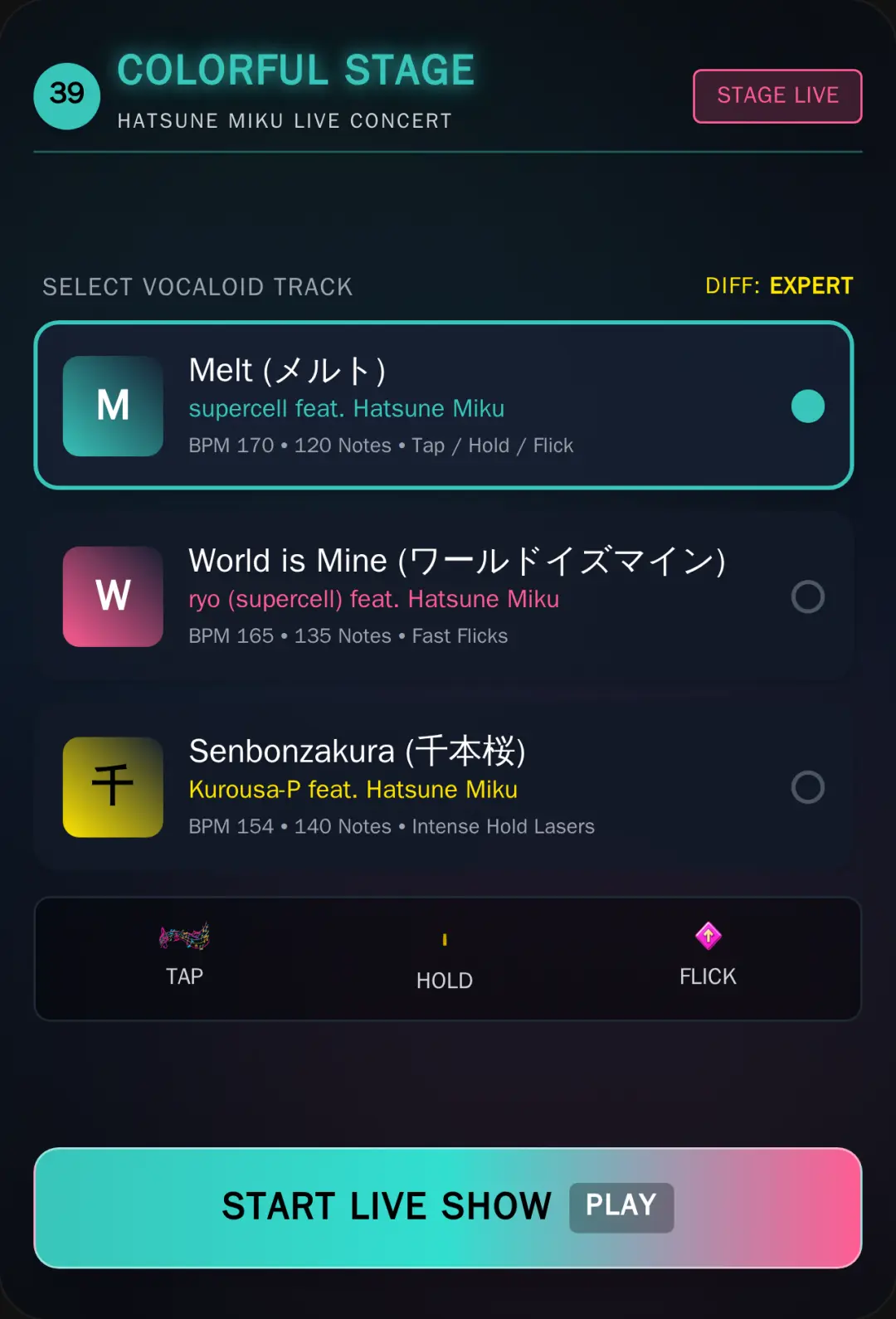 Hatsune Miku: Colorful Stage Rhythm cover