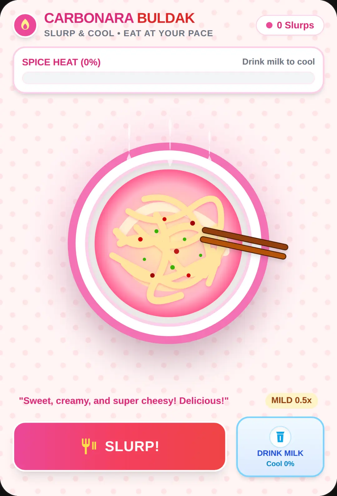 just a game where you eat carbonara buldak cover