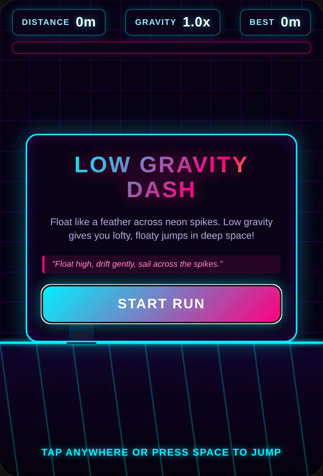 Low Gravity Dash cover