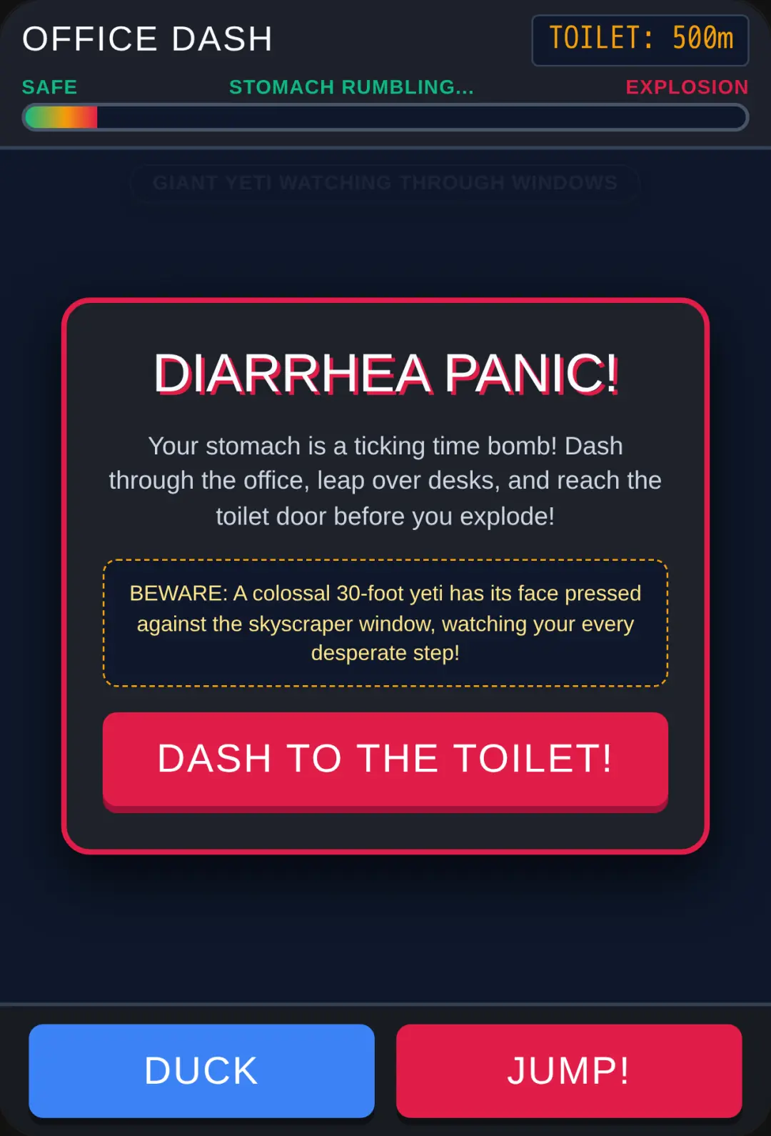 Office Dash: Diarrhea Panic! cover