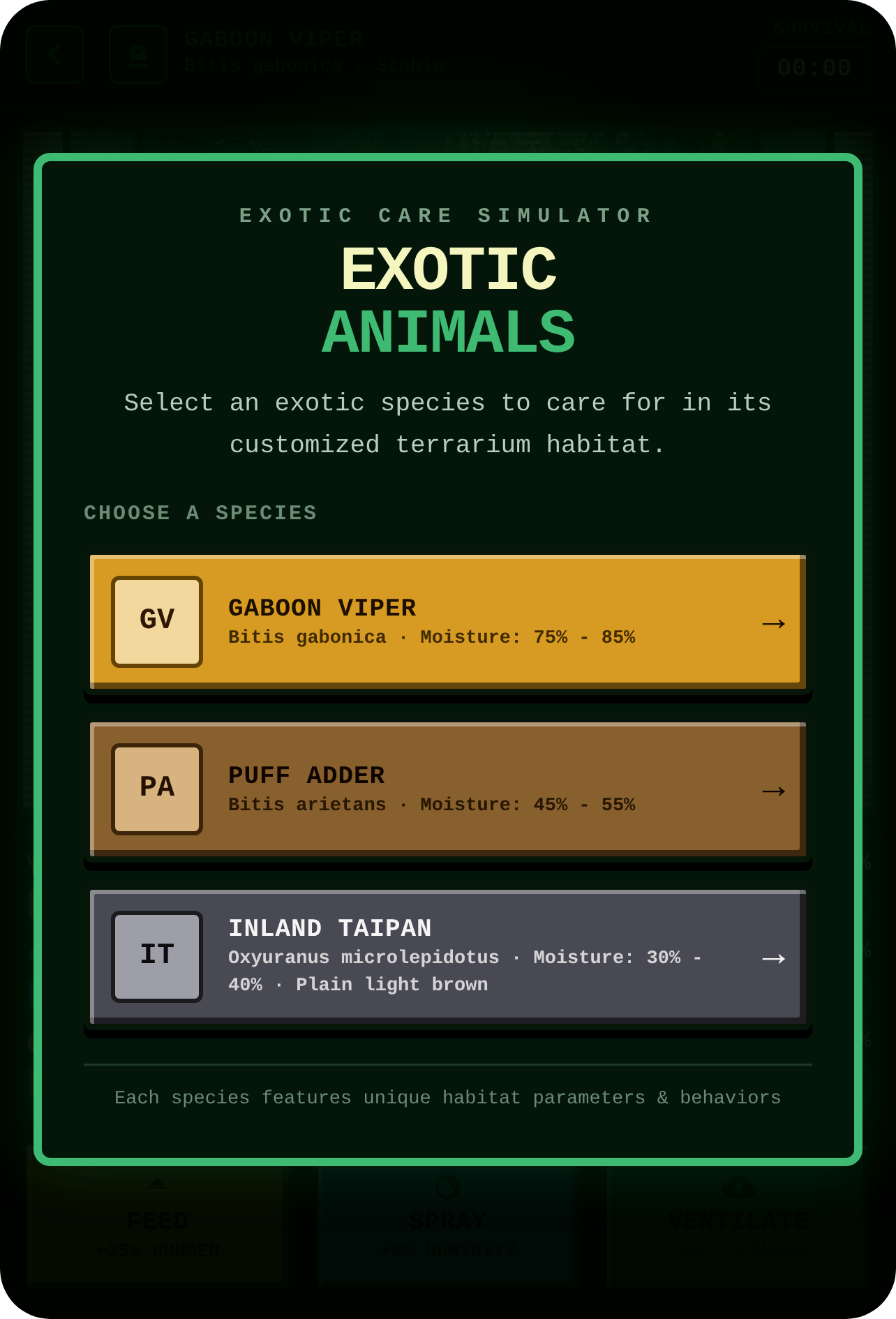 Exotic Animals take care of unique species more incoming cover