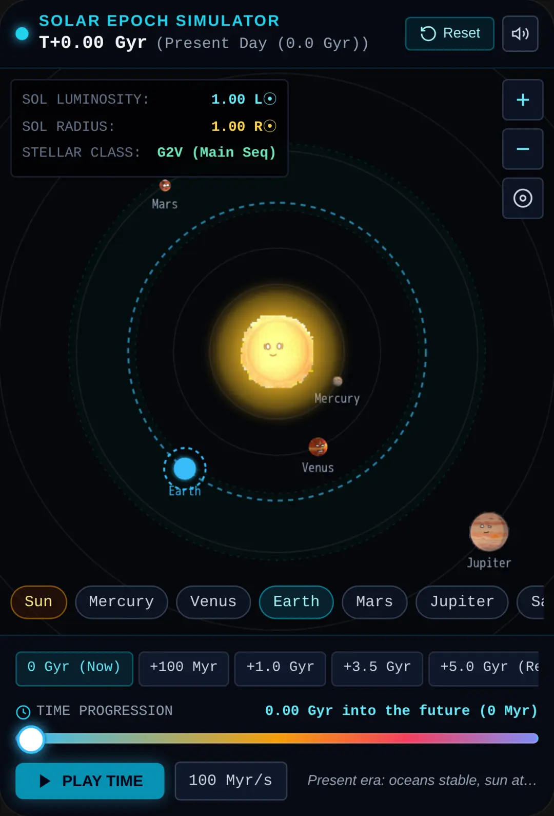 Solar System: Future Timeline Simulator cover