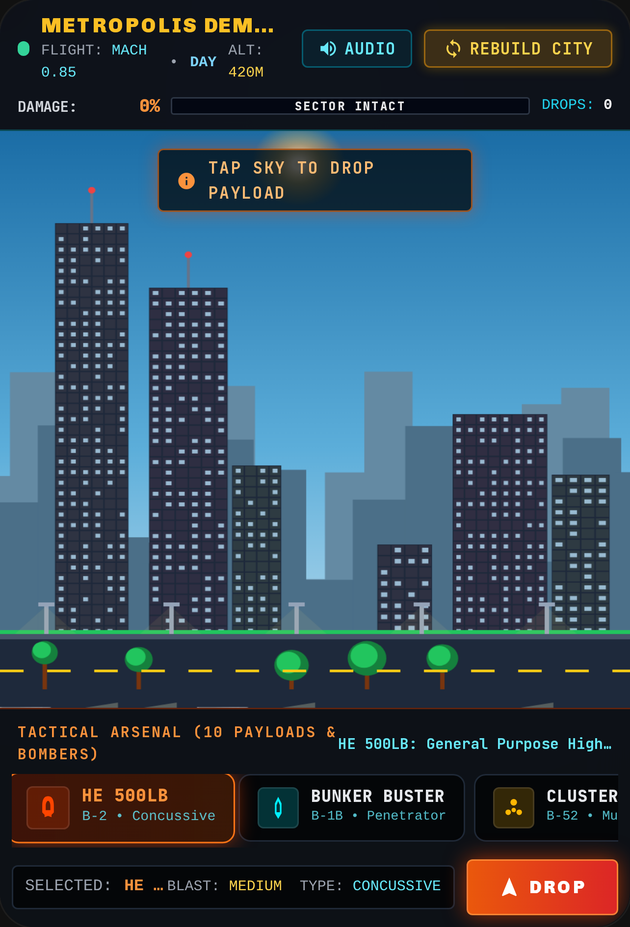 Metropolis Demolition: Tactical Air Strike cover