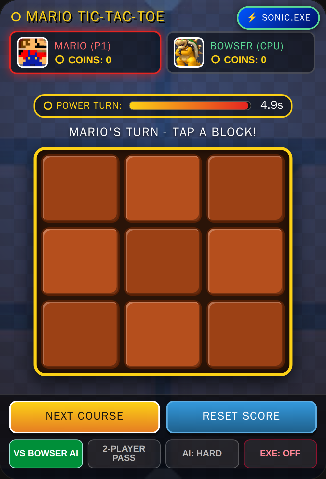 Mario Tic-Tac-Toe: Mushroom Kingdom Duel cover