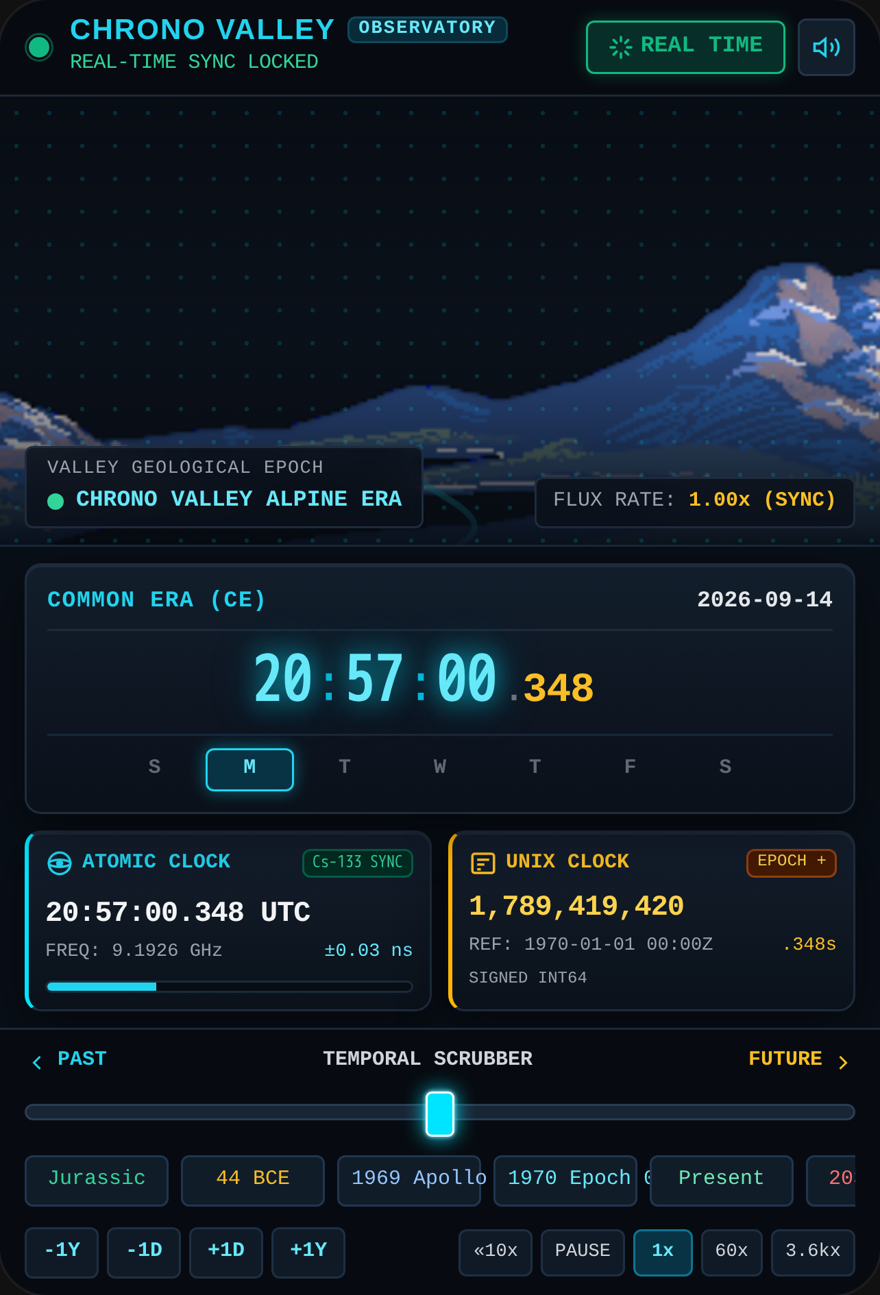 Chrono Valley — Temporal Observatory cover