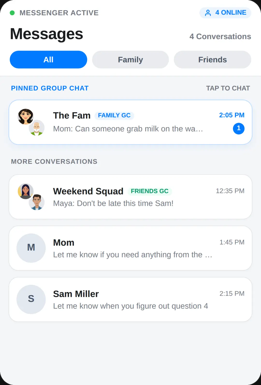 Messenger cover