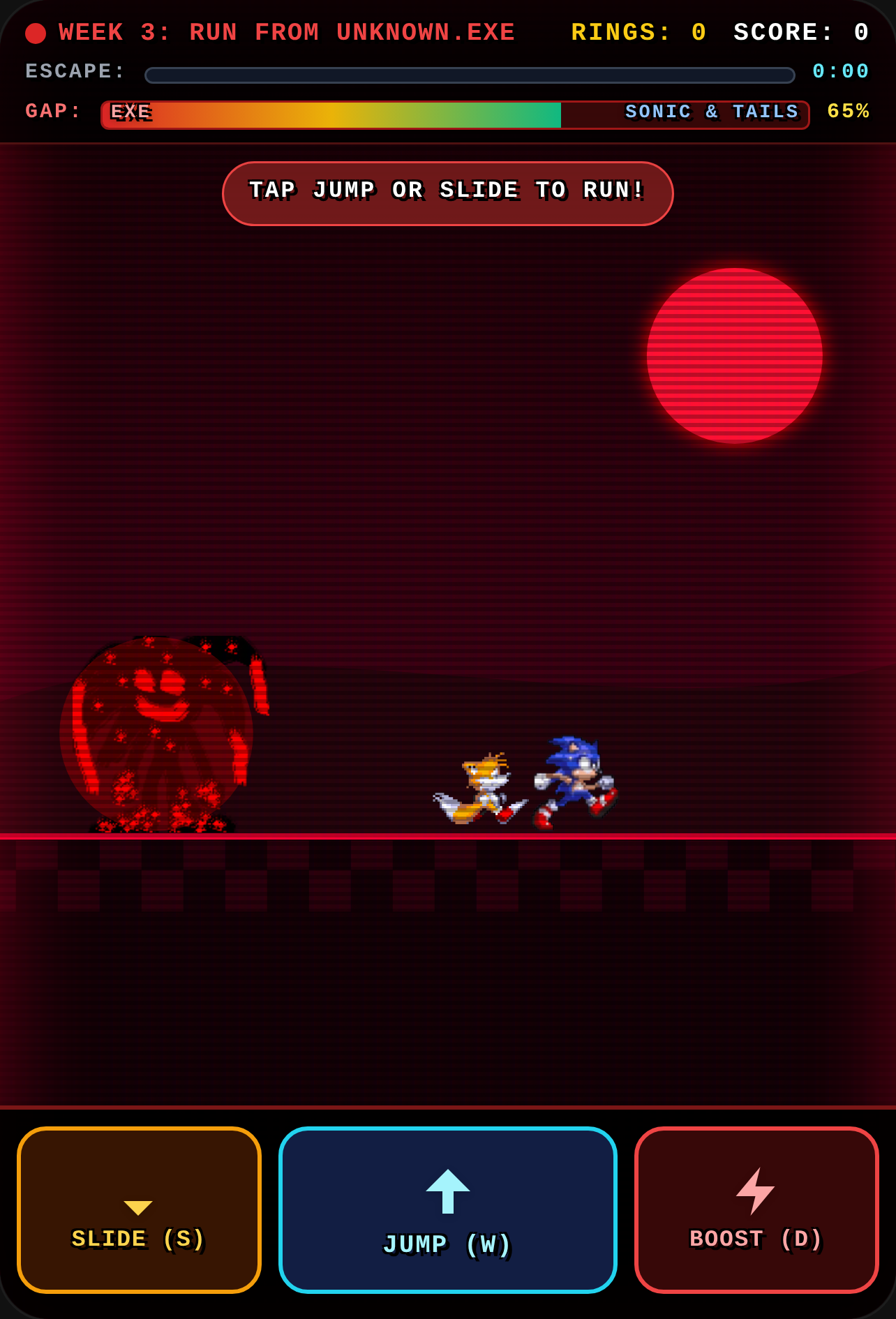 Week 3: Run from UNKNOWN.EXE also belongs to my main account piggyfan cover