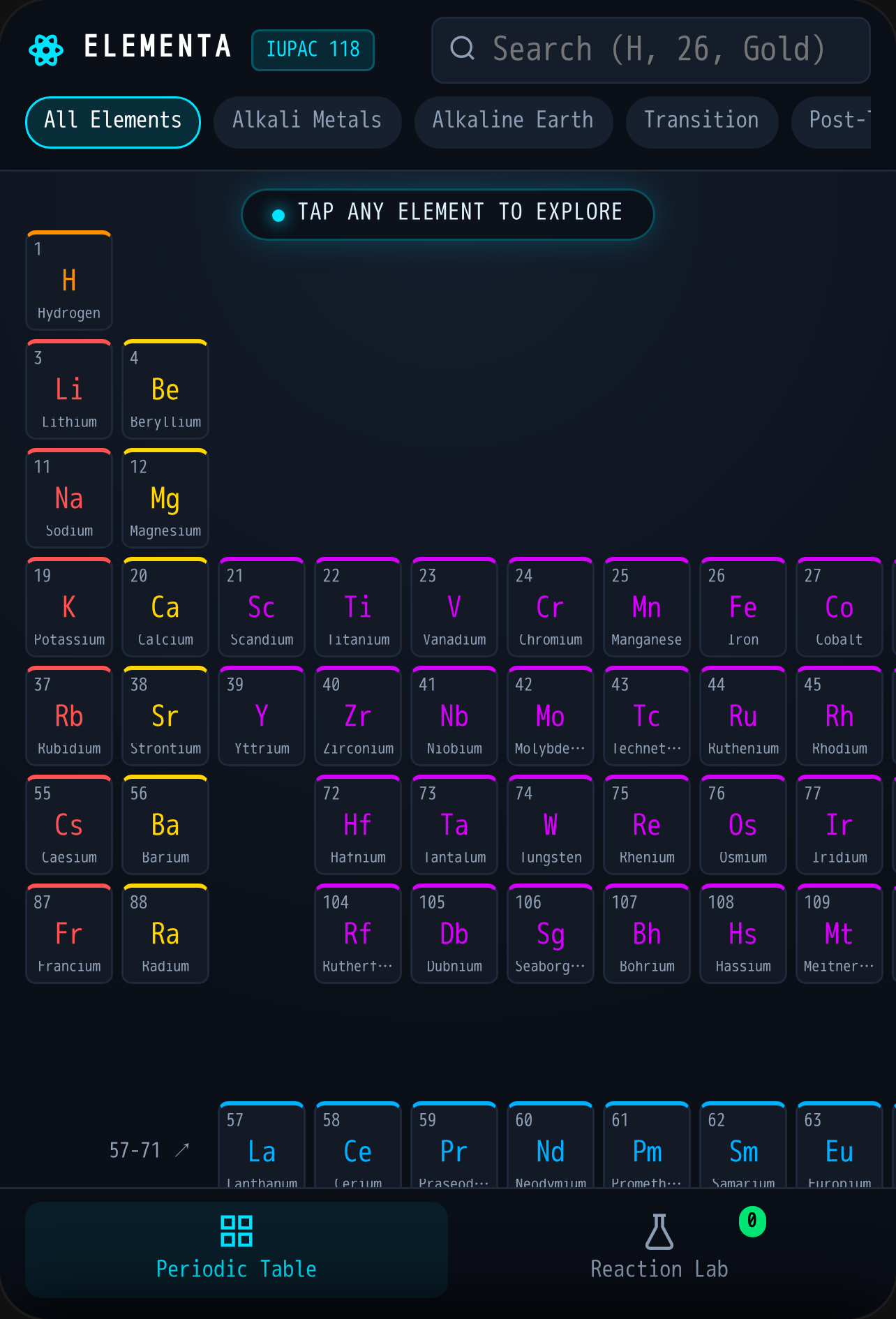 ELEMENTA | Periodic Table & Chemistry Explorer cover
