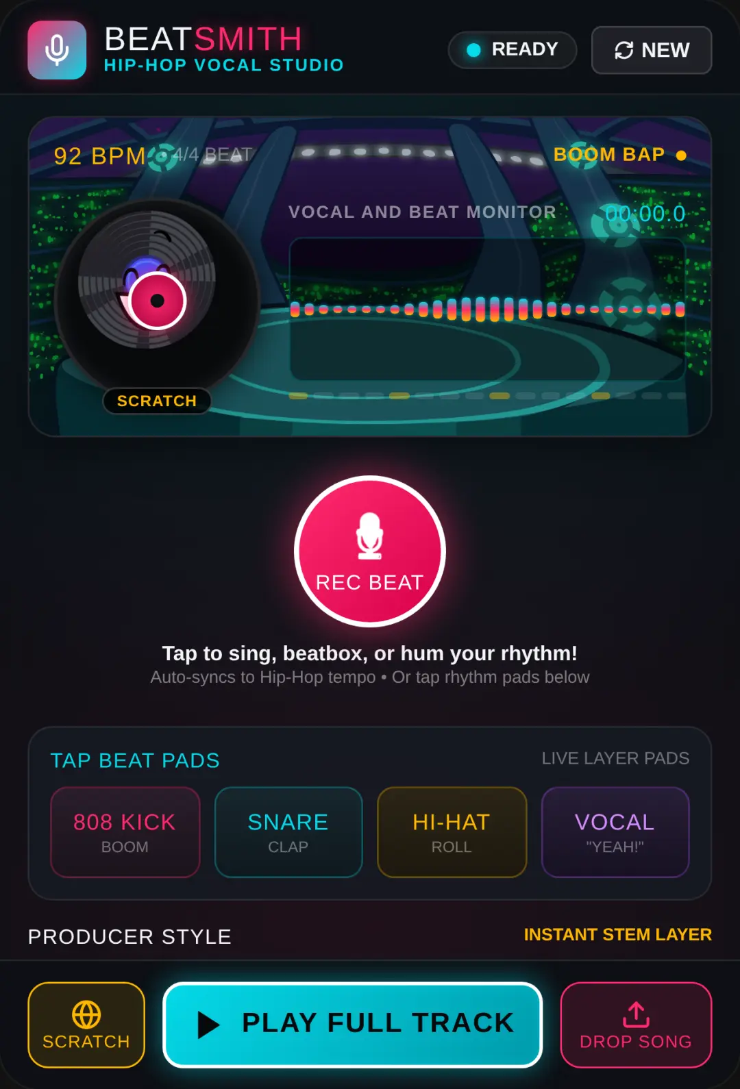Vocal Beat Studio - Hip-Hop Song Maker cover