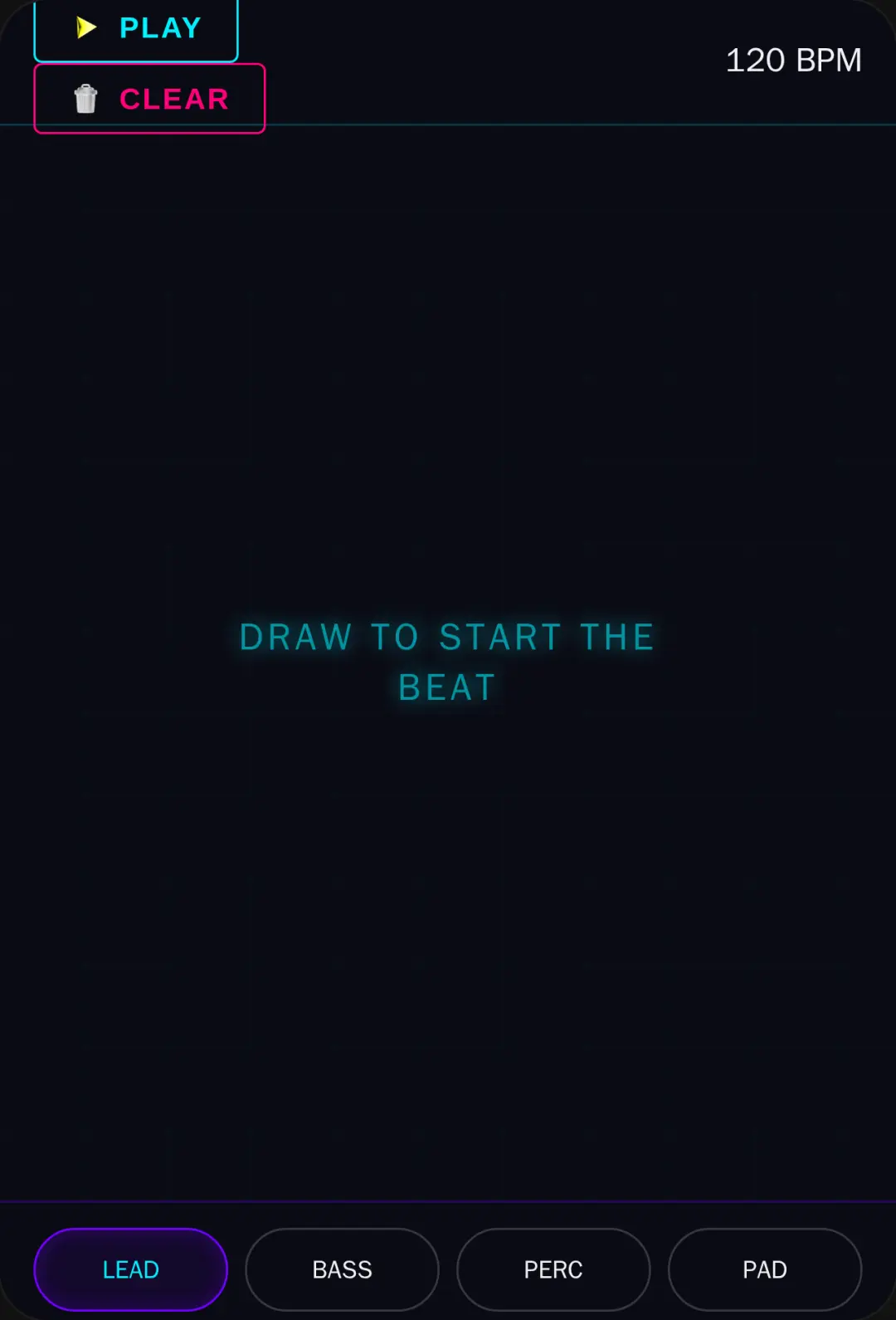 Neon Beat Canvas cover
