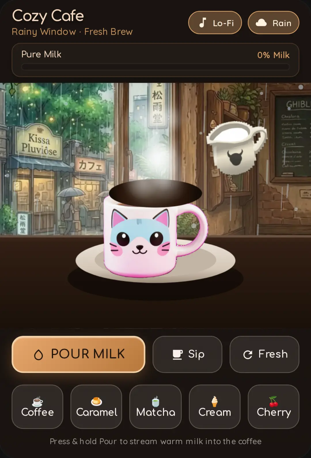 Cozy Cafe - Milk & Coffee cover