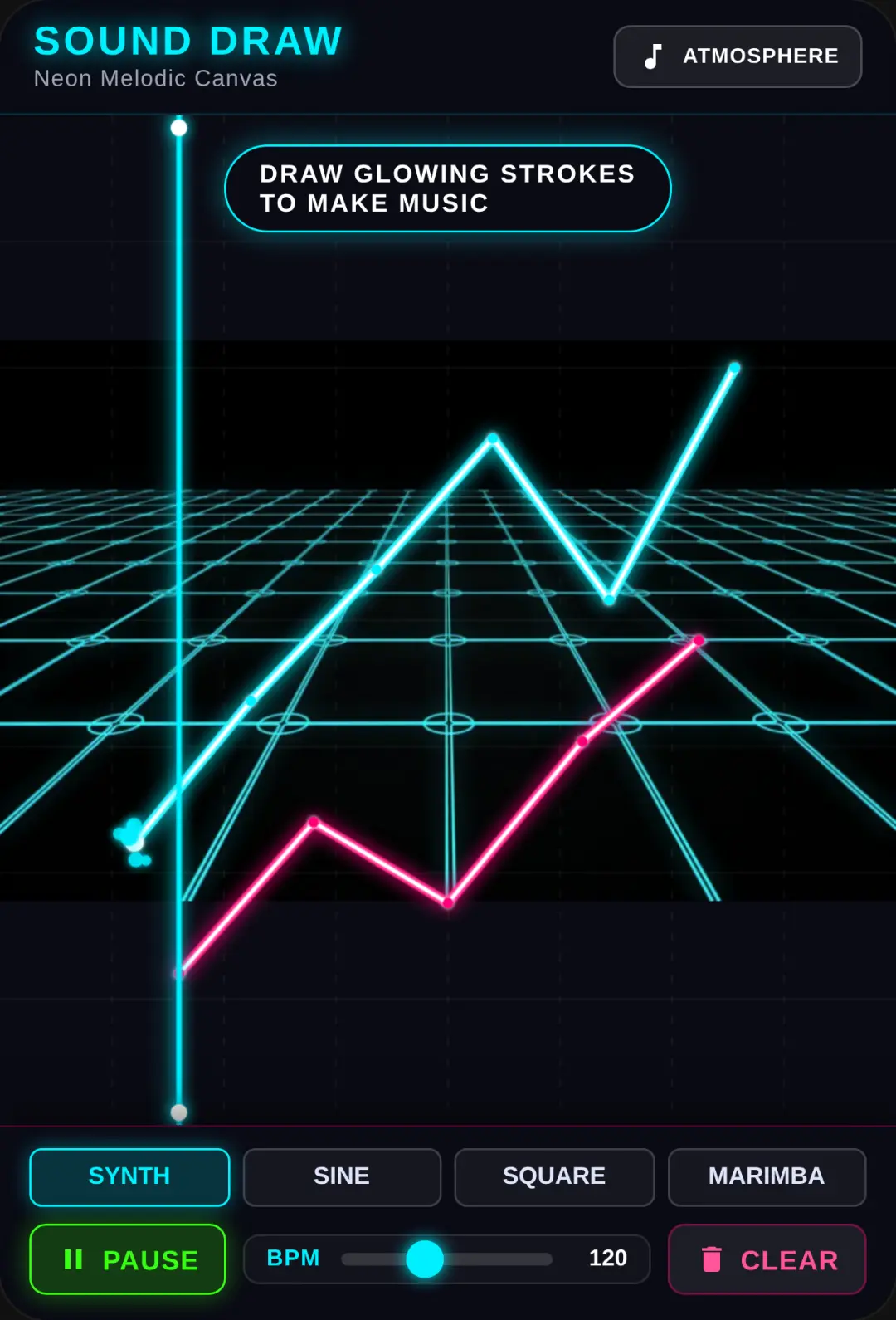 Sound Draw - Neon Melodies cover