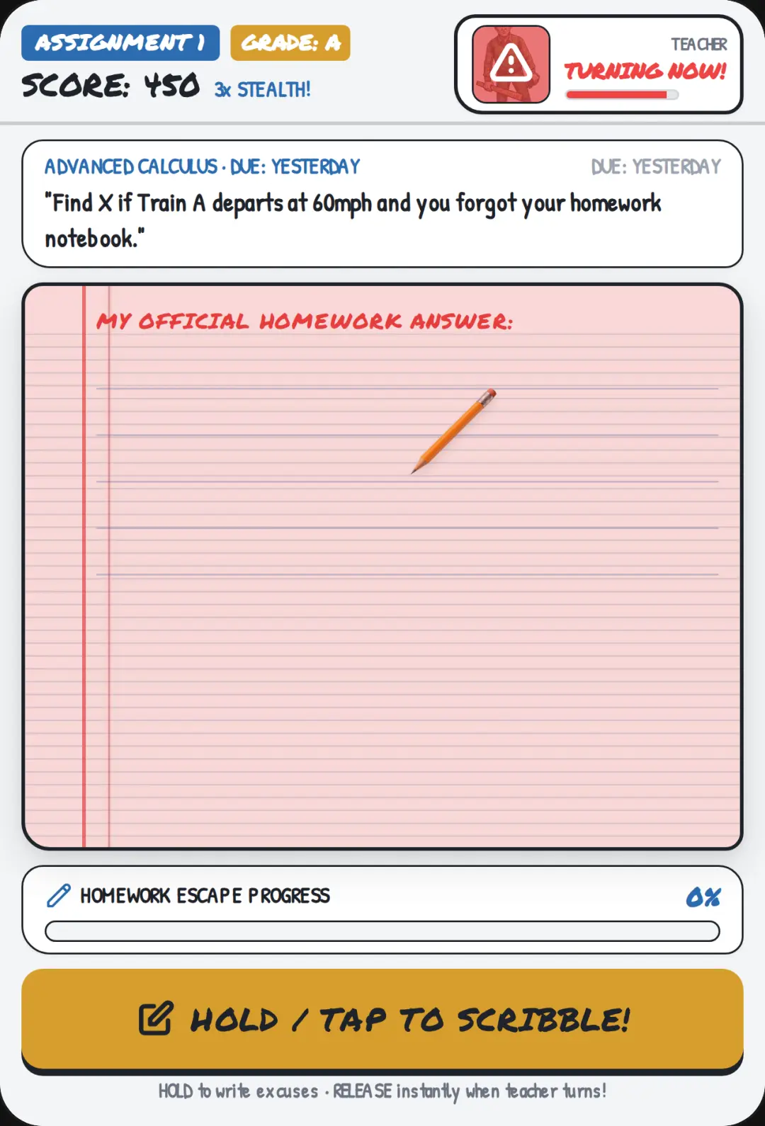 Quit Being Your Homework cover