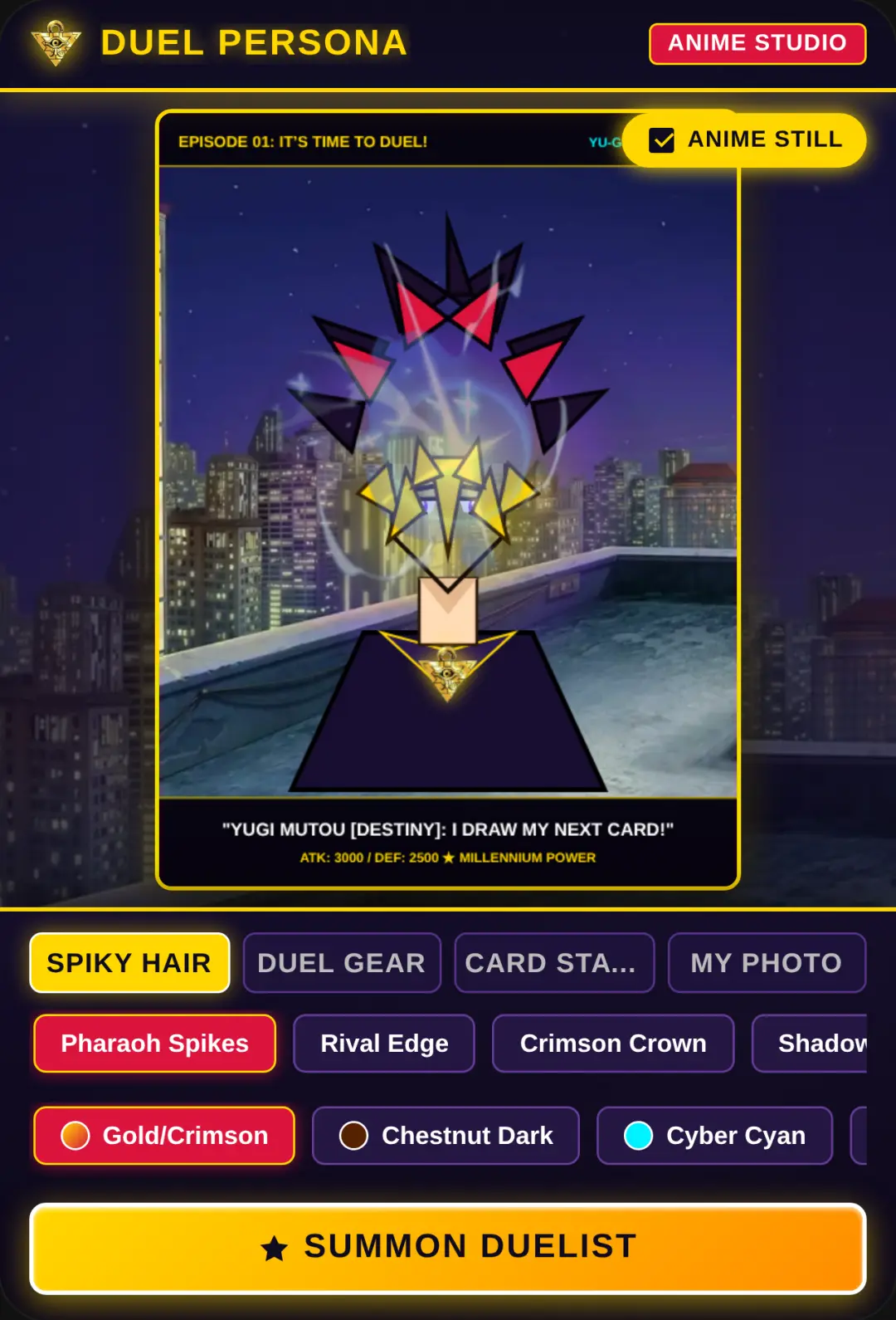 Yu-Gi-Oh! Anime Duelist Studio cover