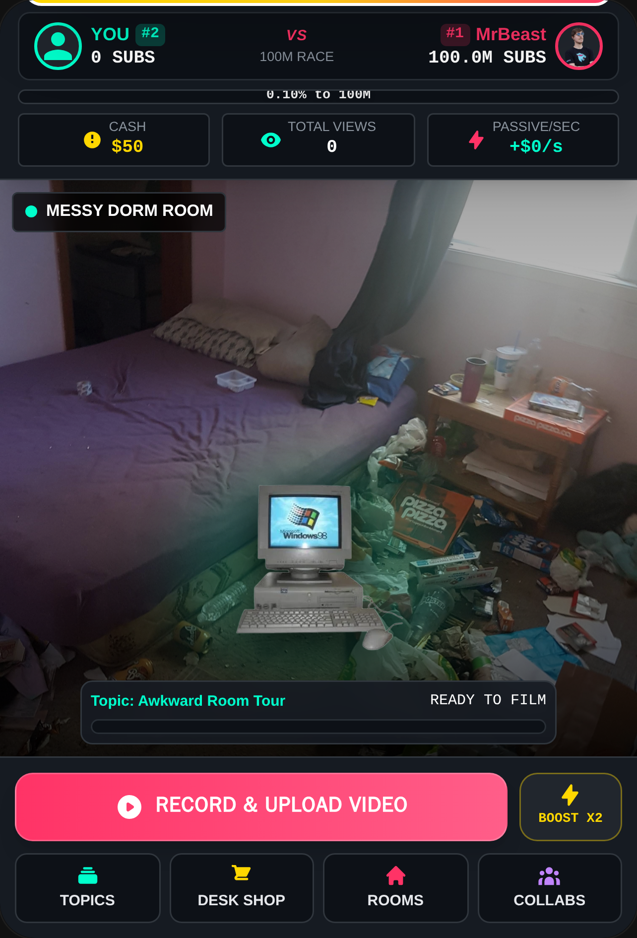 Streamer Tycoon: Beat MrBeast cover