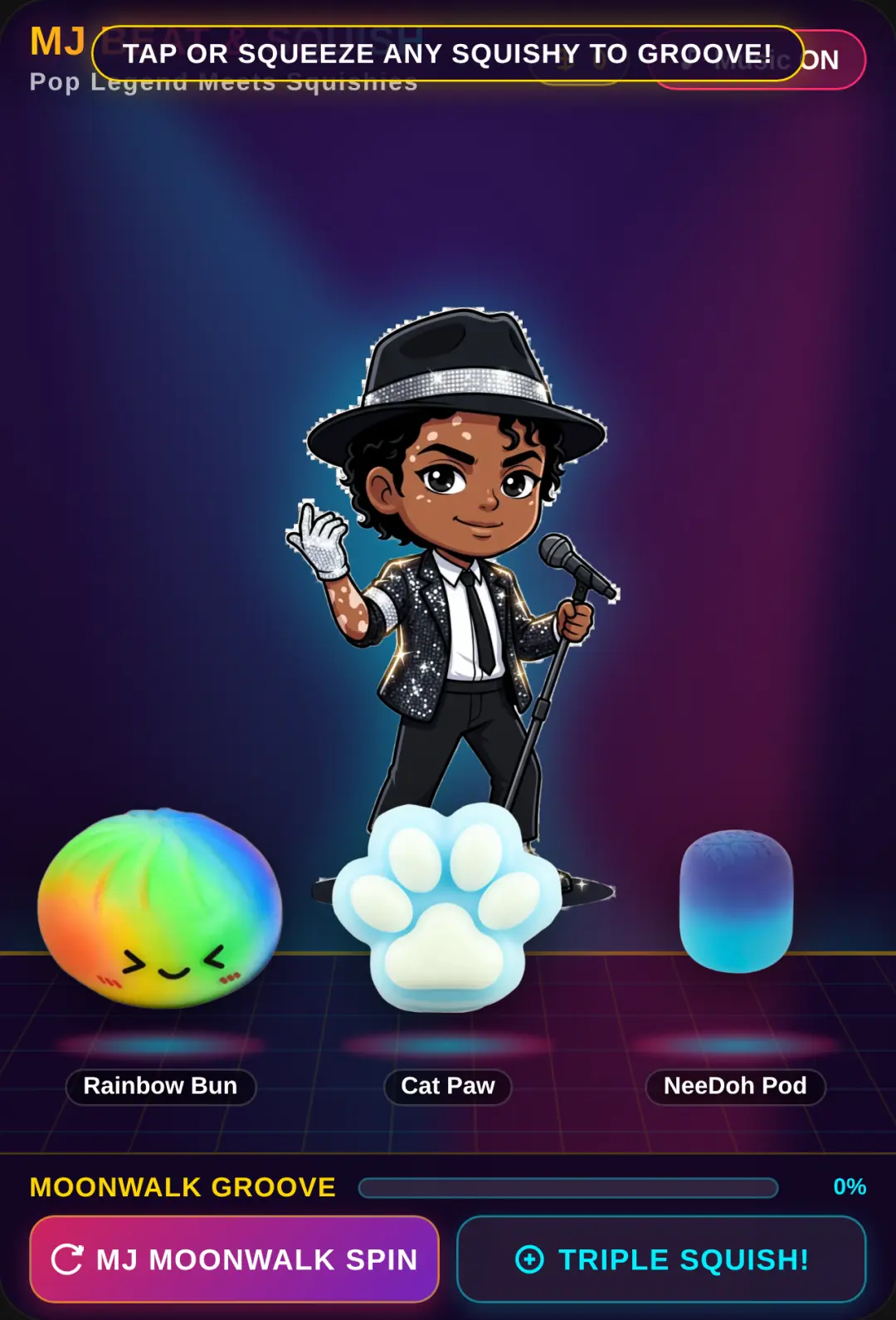Michael Jackson Squishy Stage cover