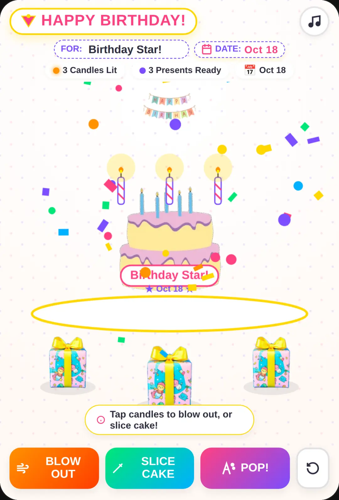 My Birthday Celebration! cover