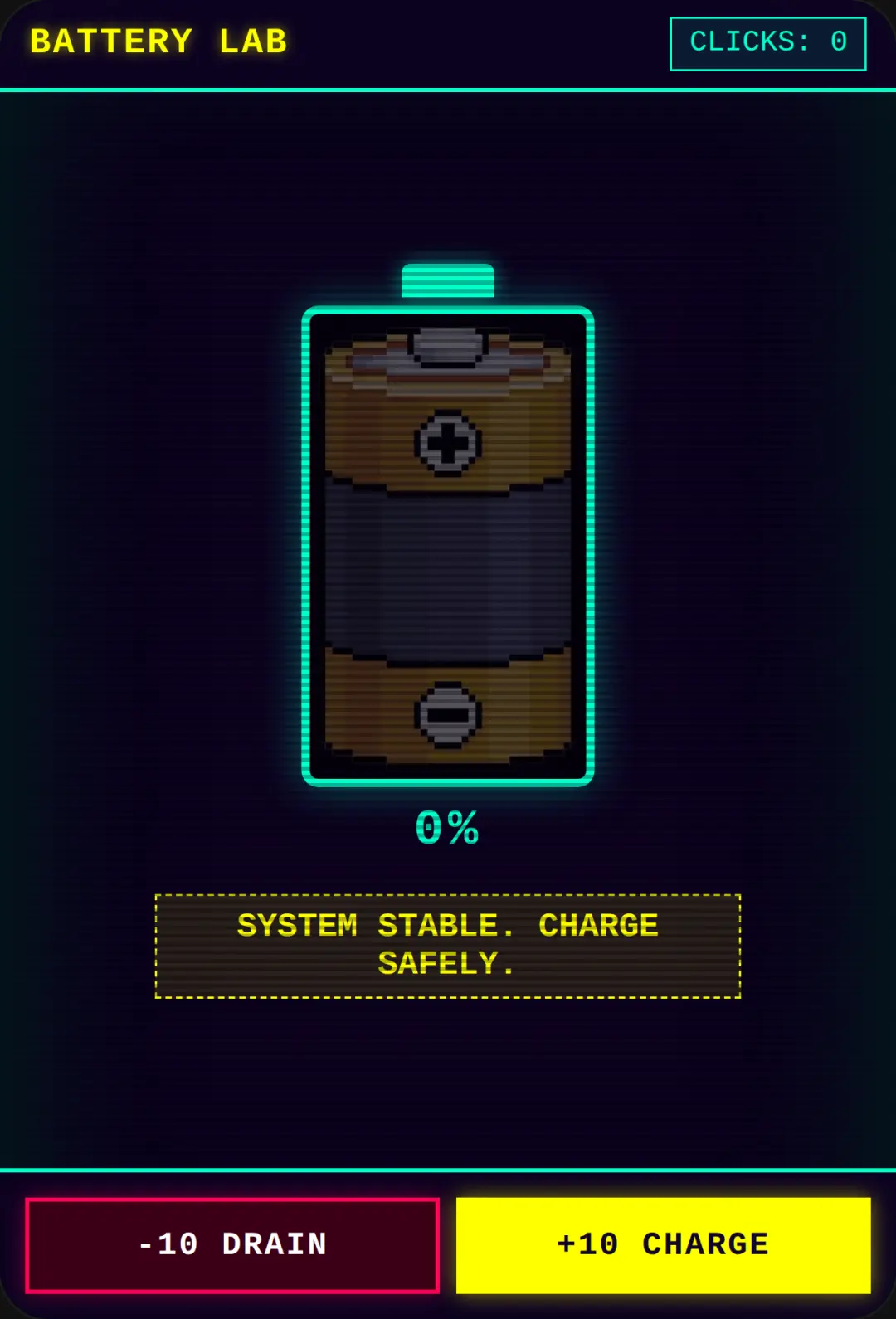CHAOS BATTERY GLITCH(sorry AI picked the wrong name because of AI) cover