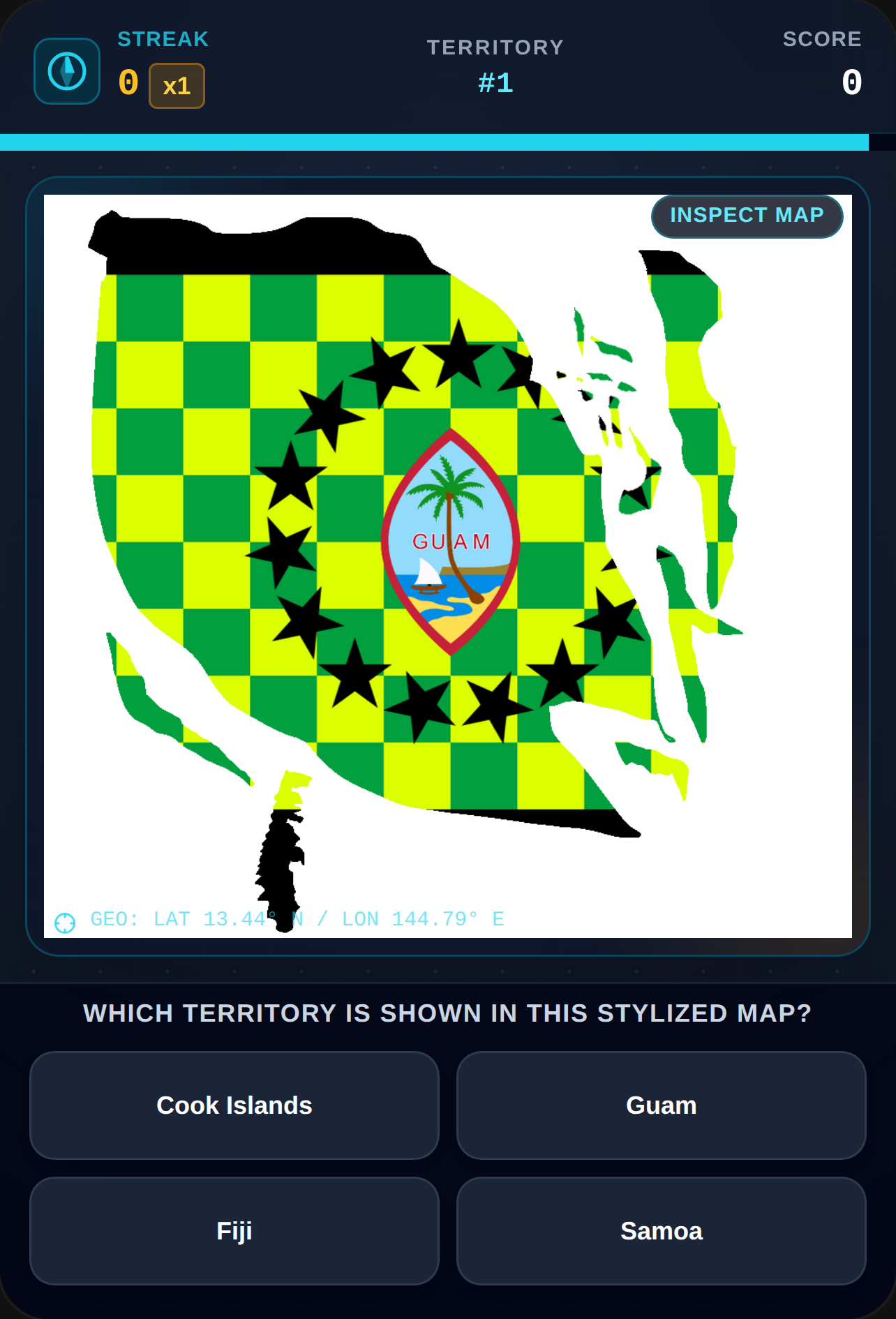 CartoStreak - Stylized Map Quiz cover