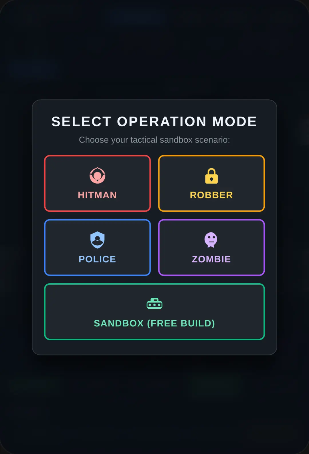 Tactical Battle Sandbox cover