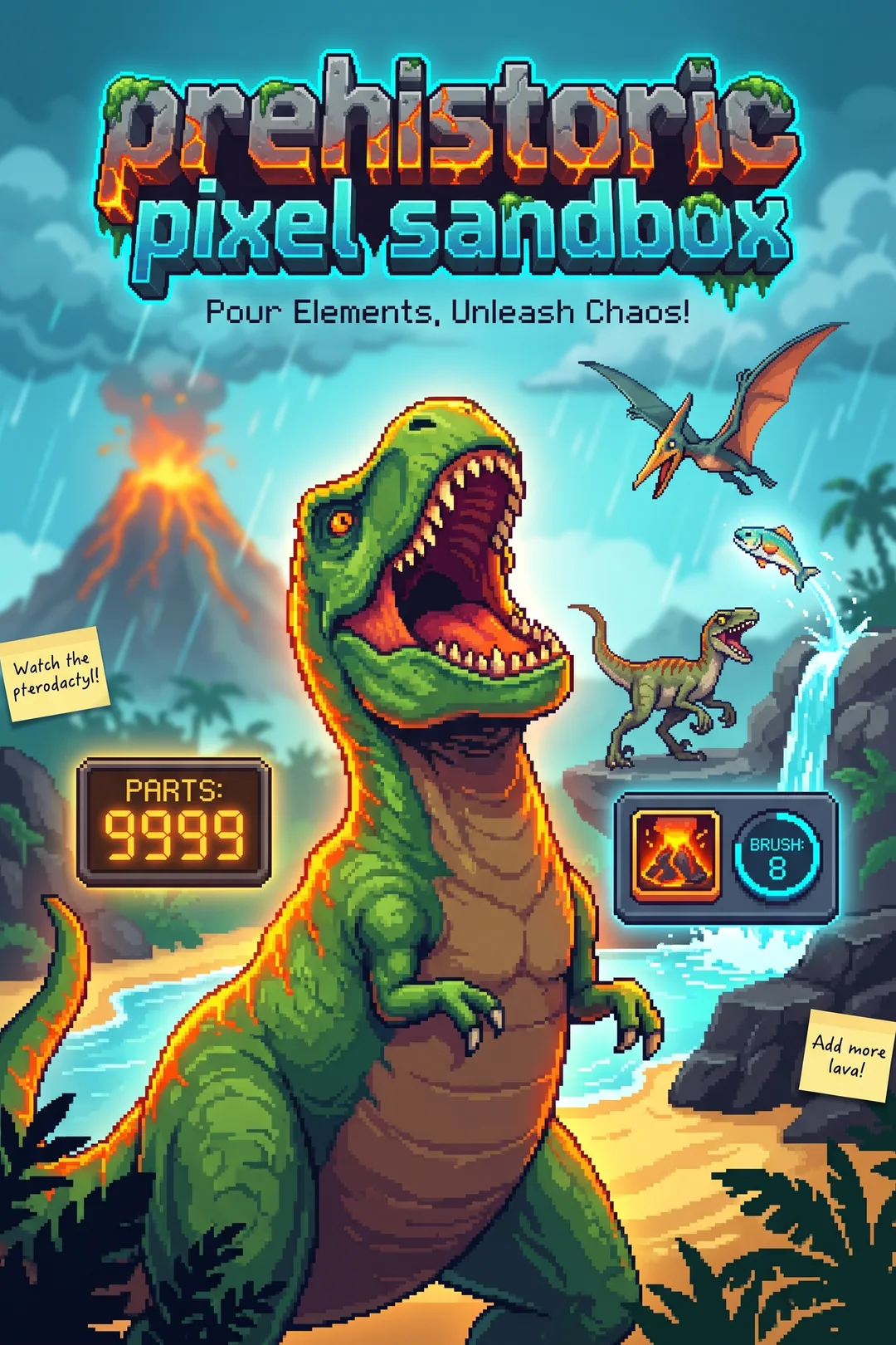 prehistoric pixel sandbox