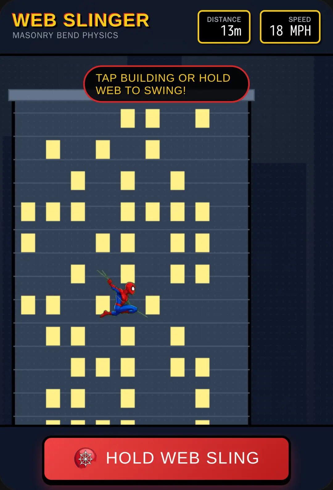 Spider-Man Web Masonry Swing cover