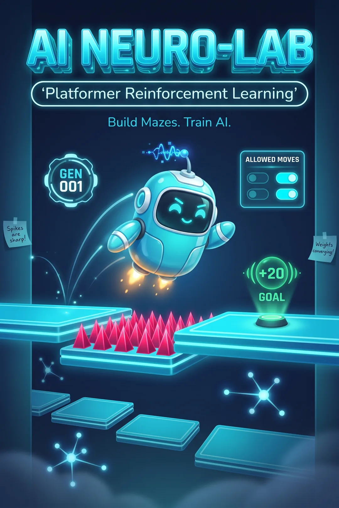AI Neuro-Lab: Platformer Reinforcement Learning