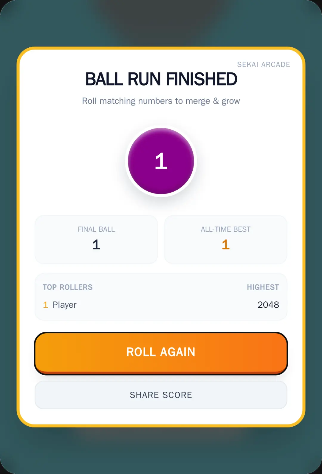 Ball Run 2048 cover