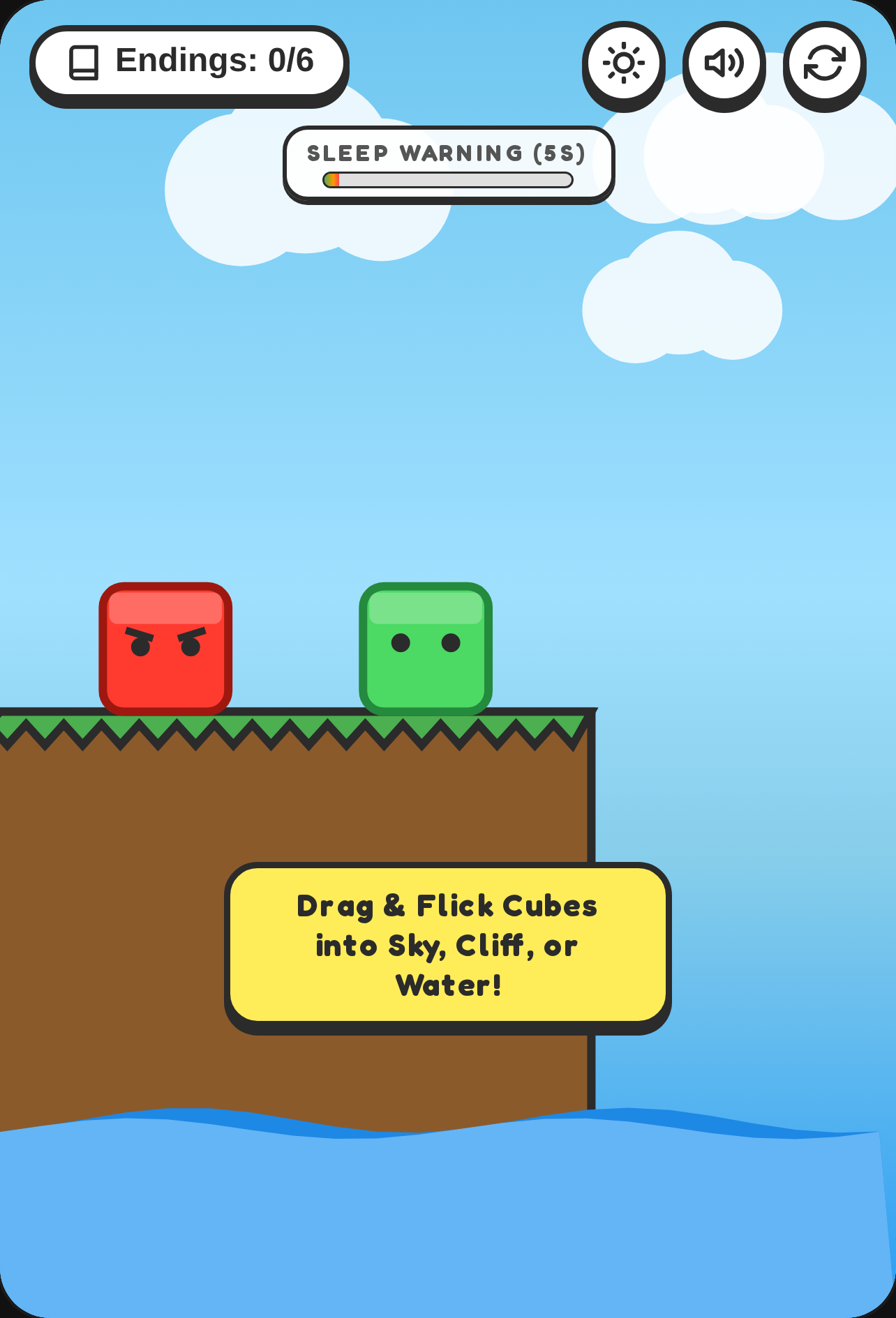 Ending Game - Cubes on the Cliff cover