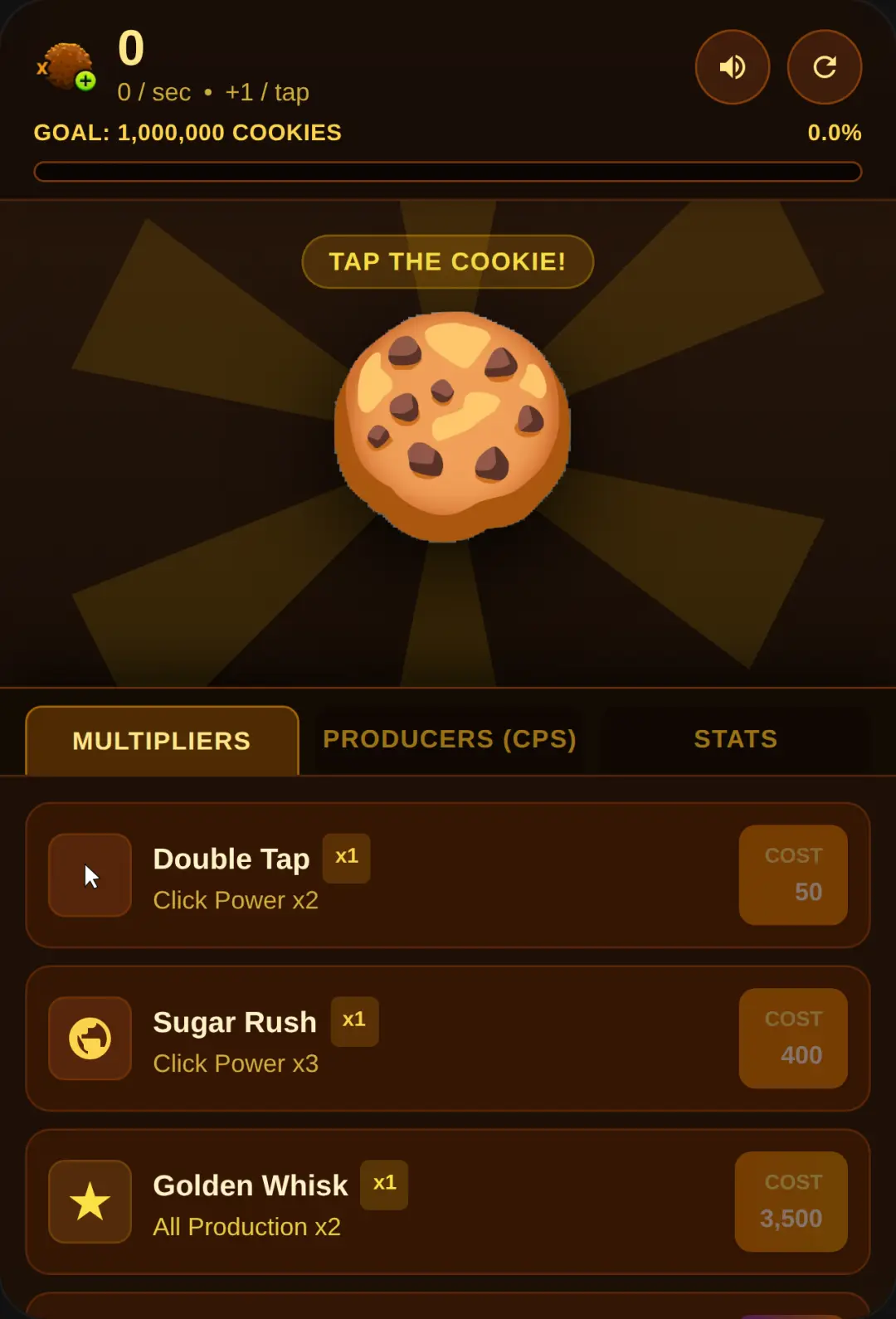 Cookie Clicker: 1 Million Goal cover