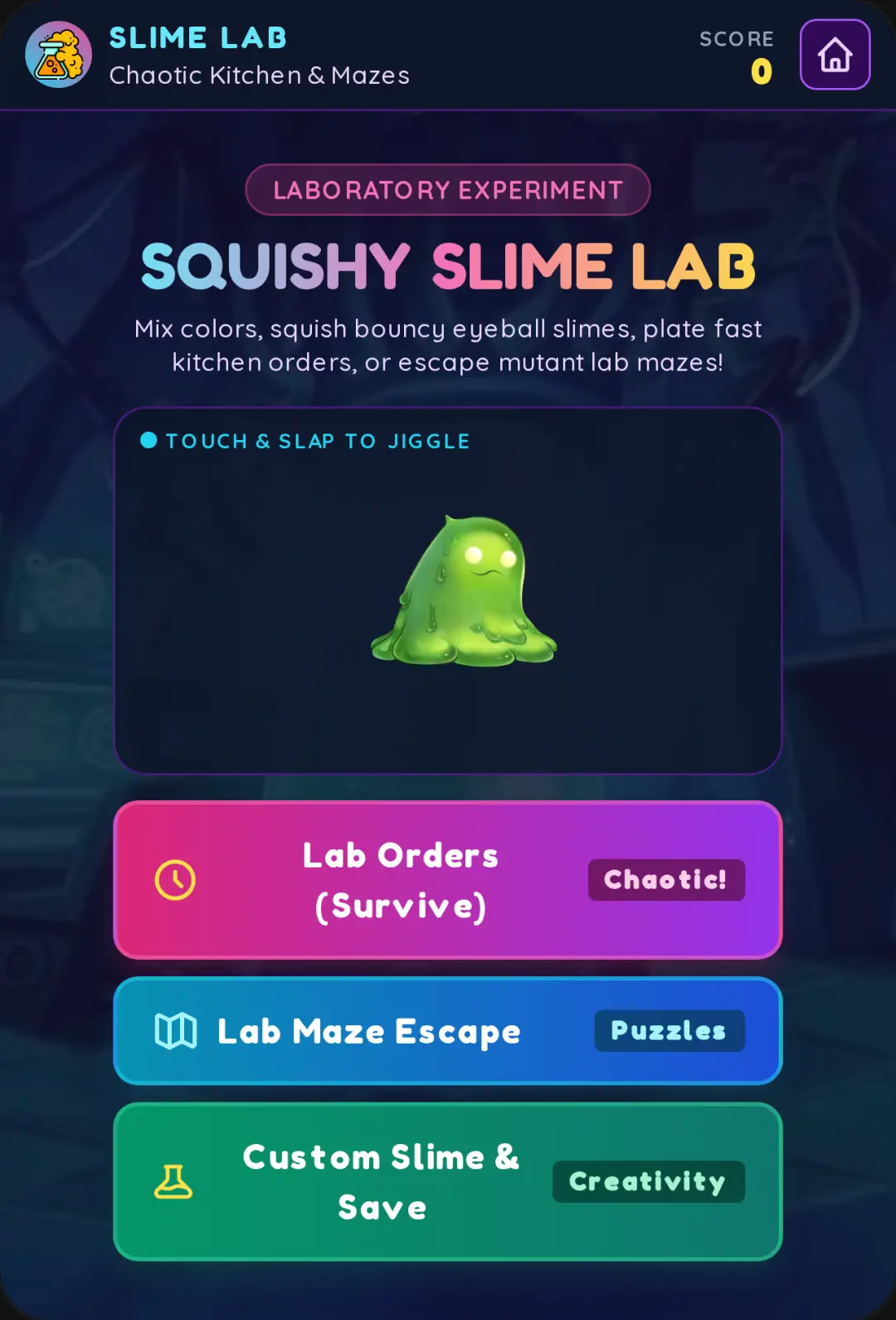 Slime Lab Panic cover