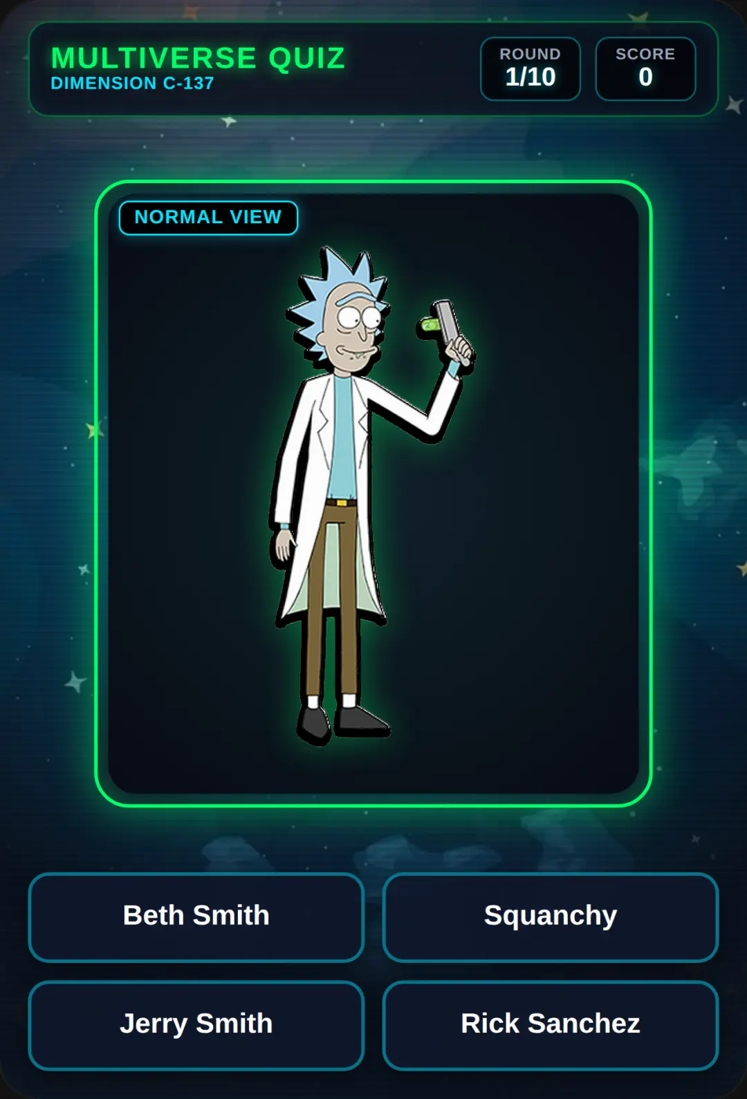 Rick and Morty: Guess the Character cover