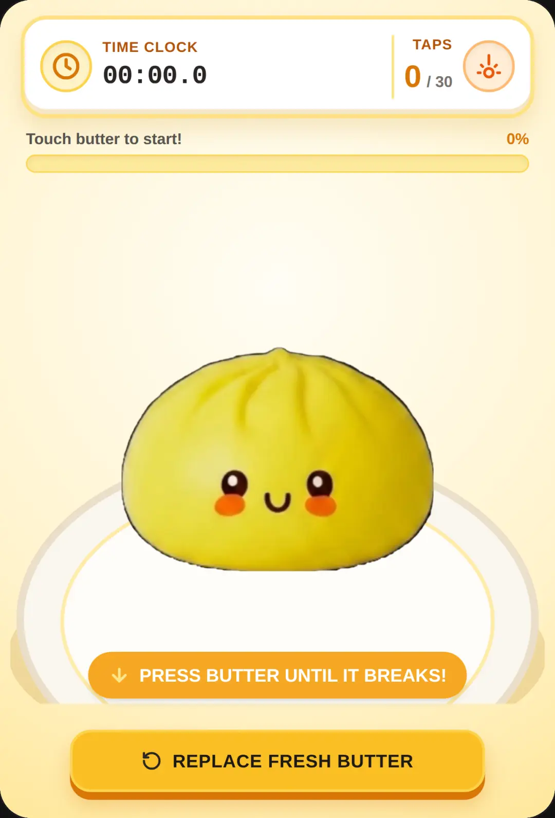 Butter Squishy - Press Until It Breaks cover