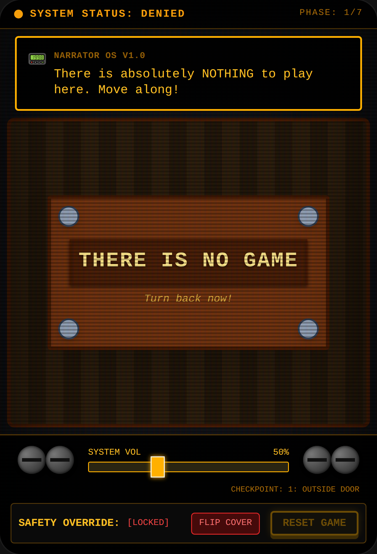 THERE IS NO GAME cover