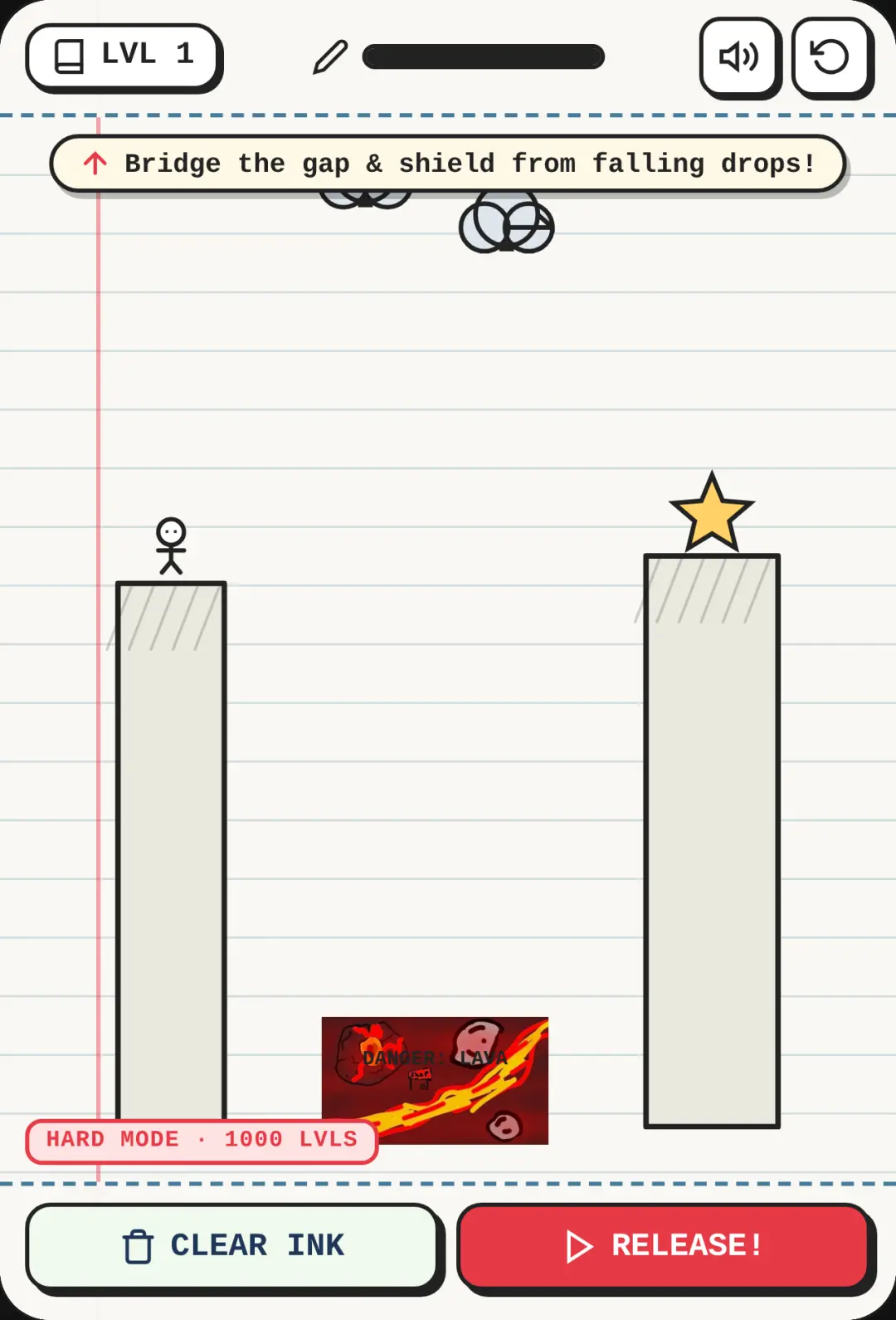 Doodle Rescue: 1000 Hard Levels cover
