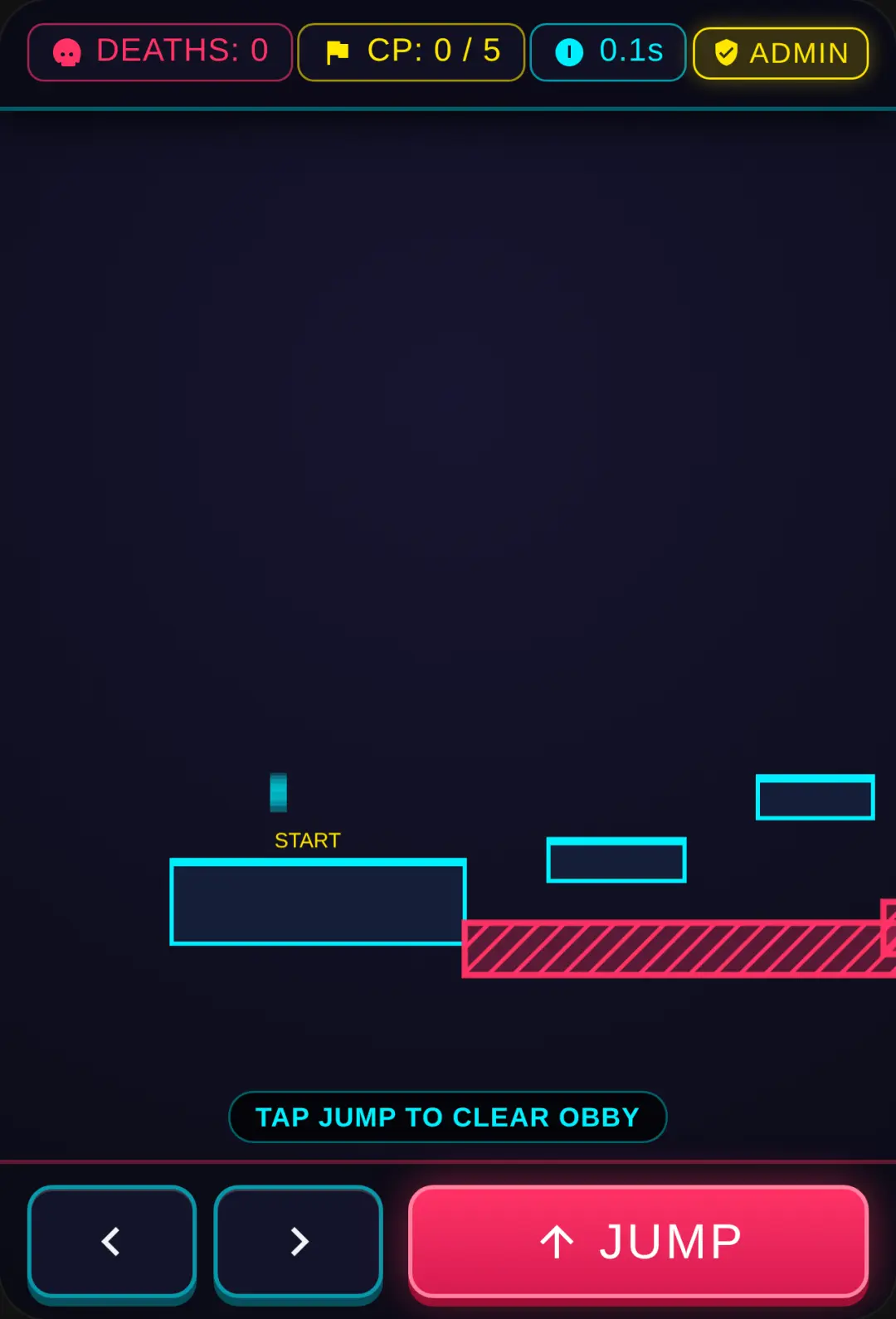 Impossible Geometry: Neon Rage Obby cover