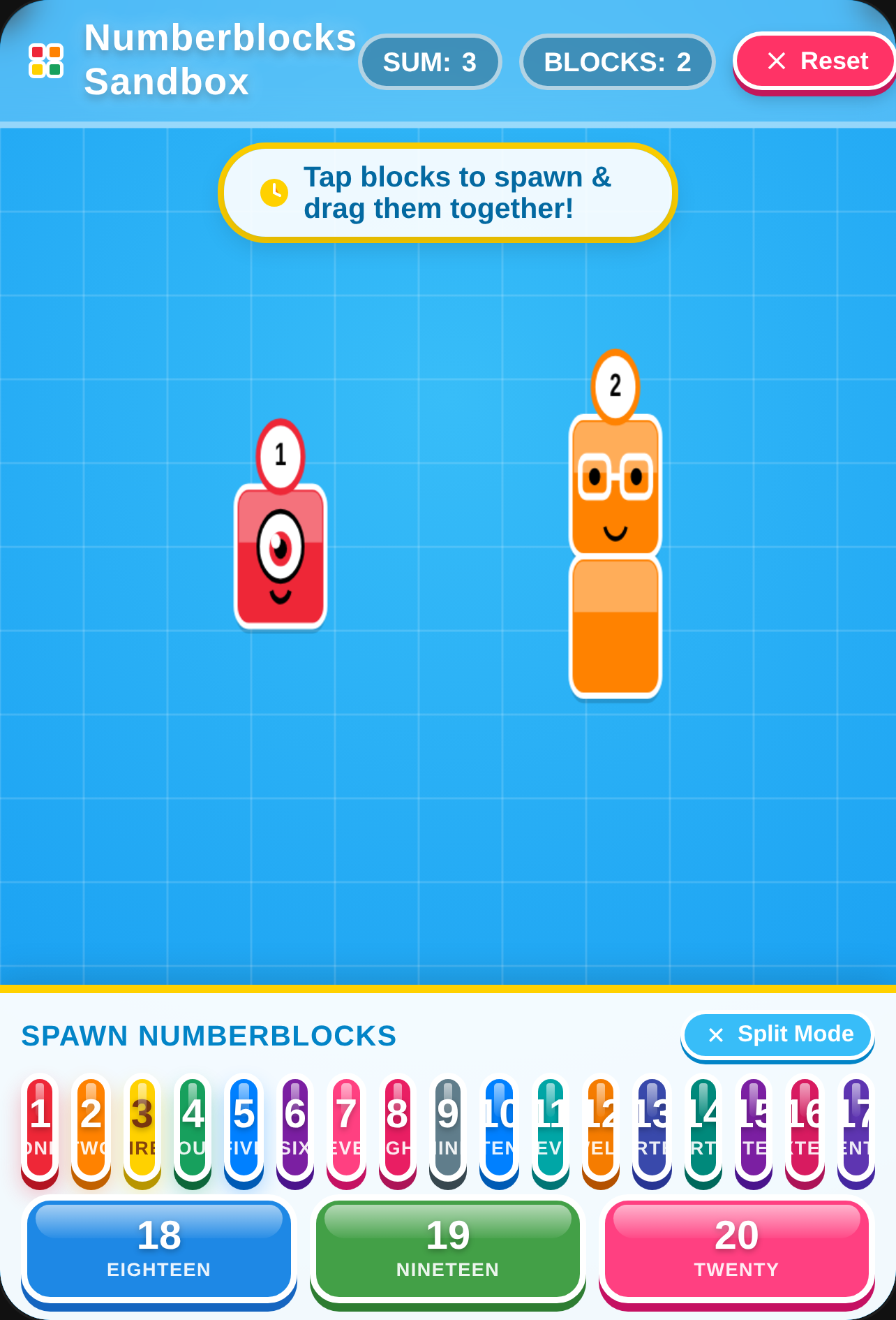 Numberblocks Sandbox 1-20 cover