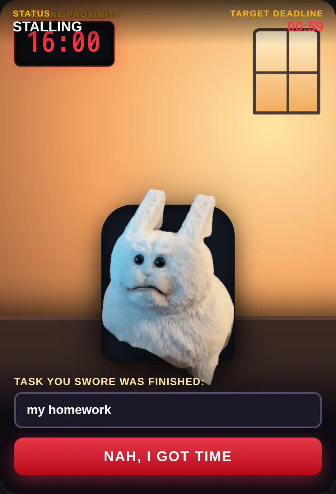 Gubby 00:59 Procrastination Simulator cover