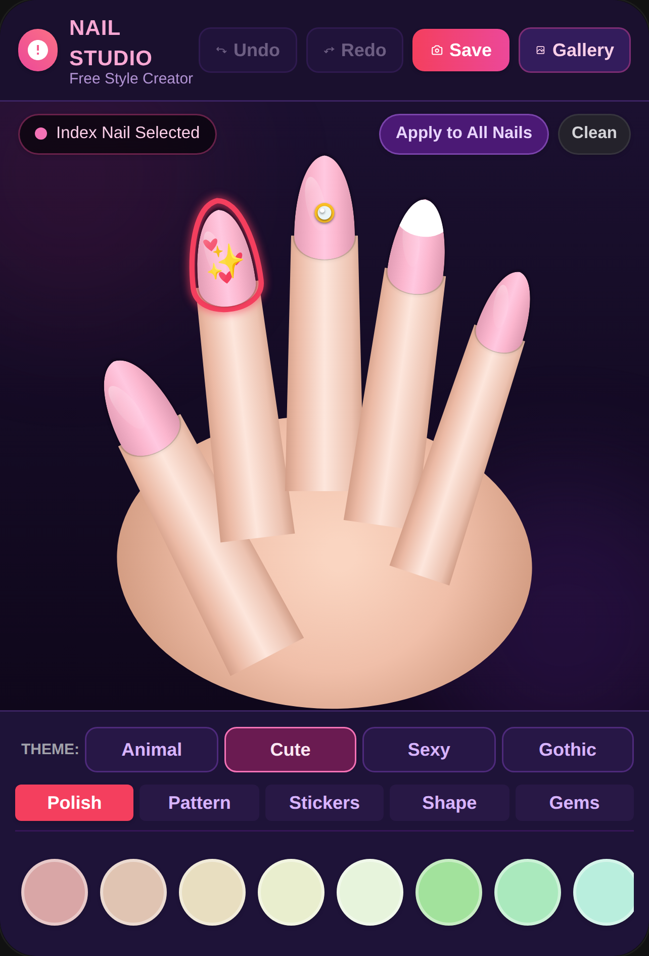 Nail Art Studio Tried to fix the hand but I couldn't 😭..anyway enjoy 💖 cover
