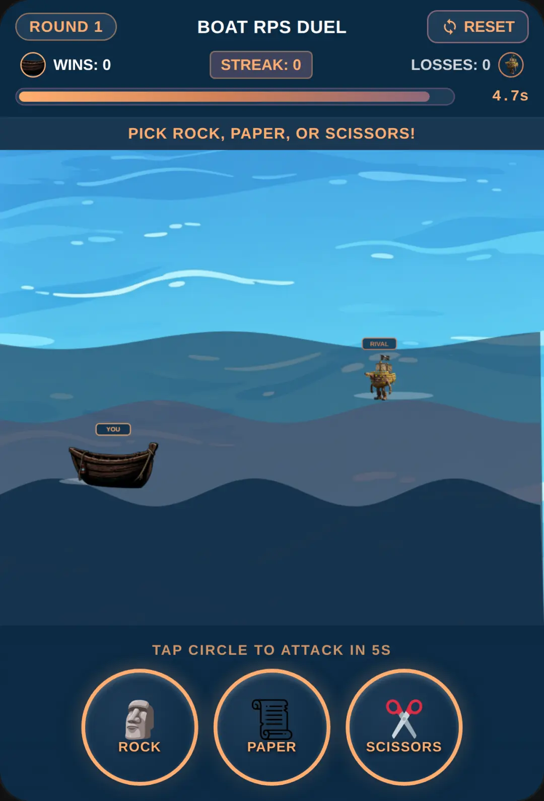 Boat RPS Duel cover