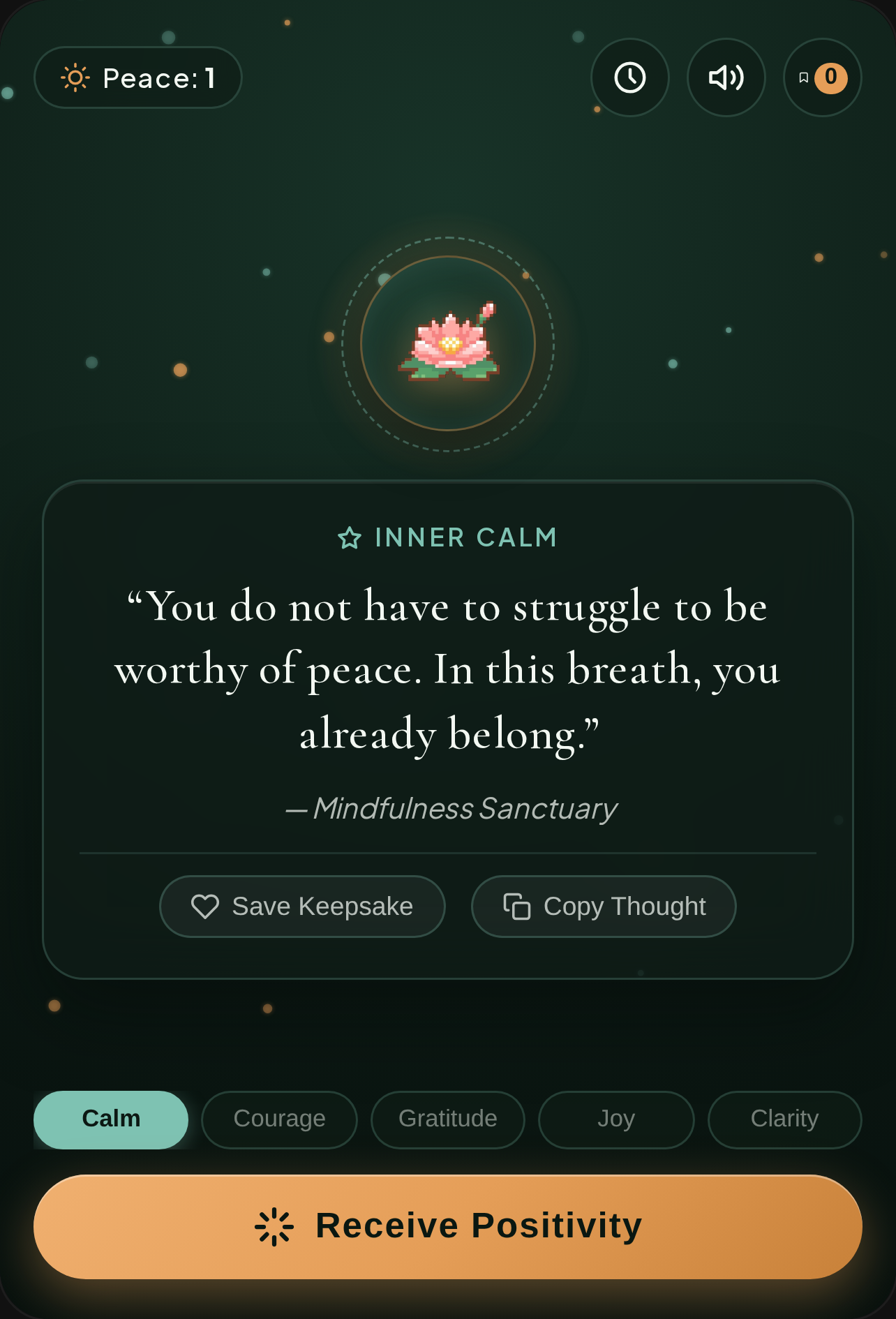 Daily Positivity Sanctuary cover