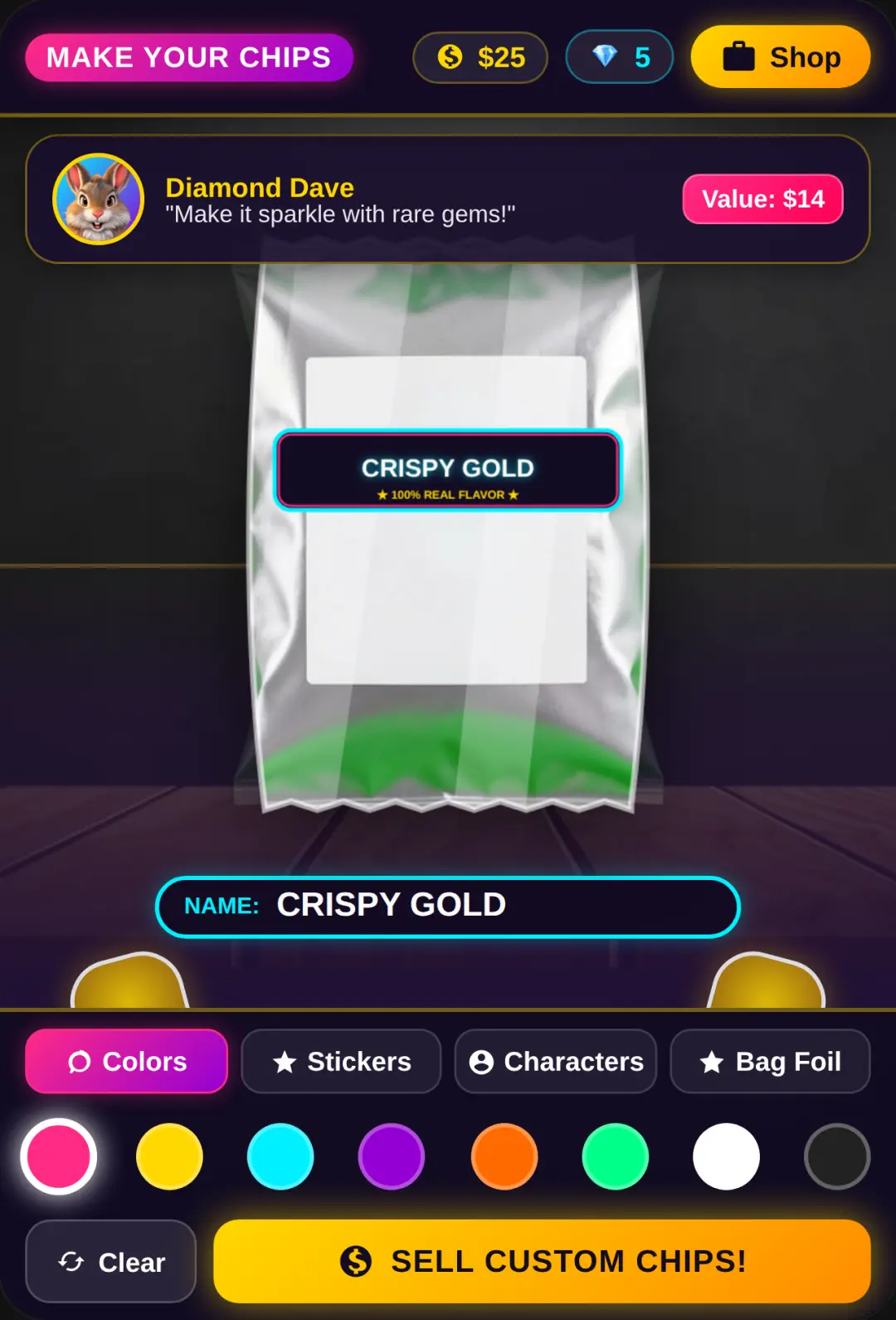 Make your own Chips cover