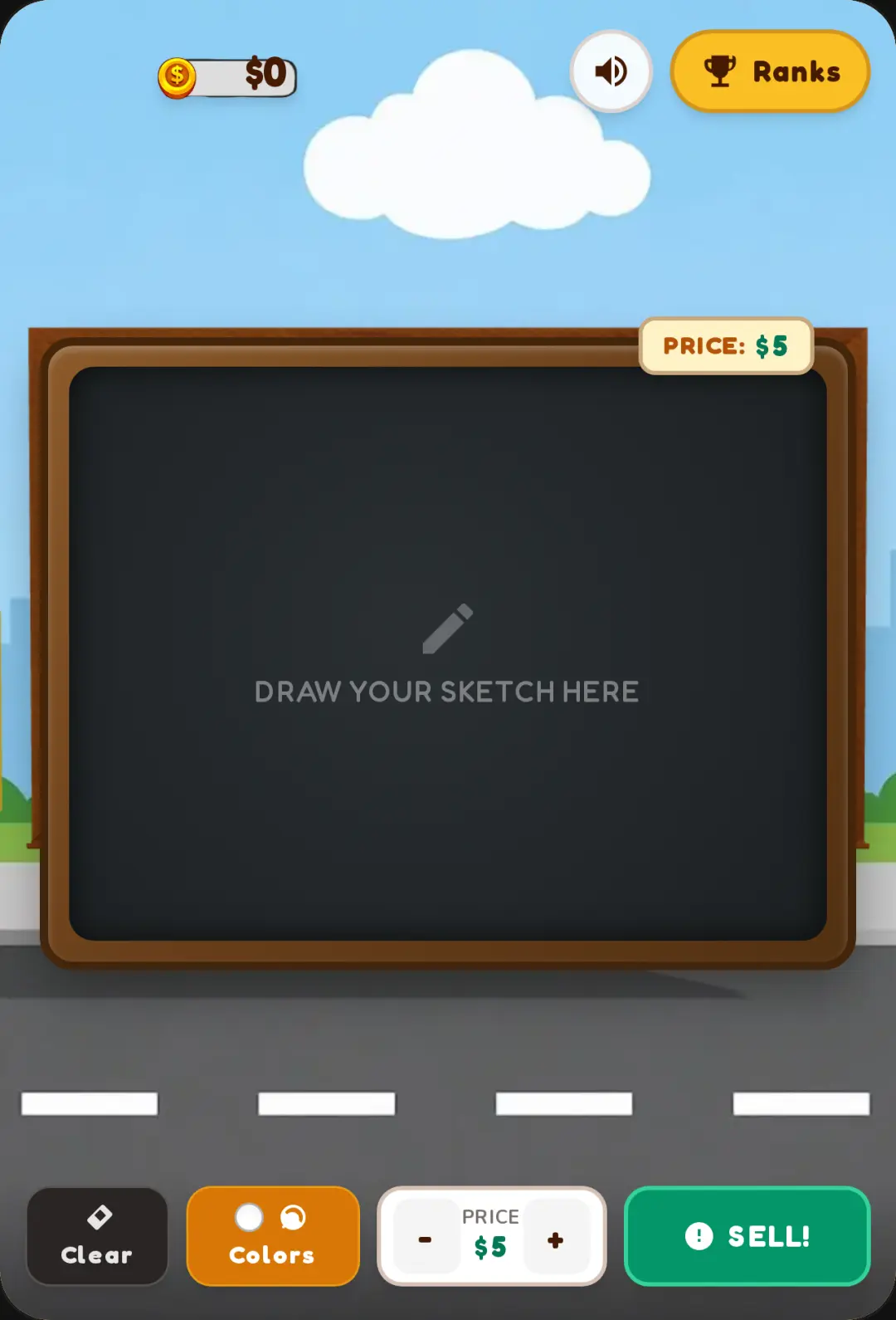 Draw the sketch cover