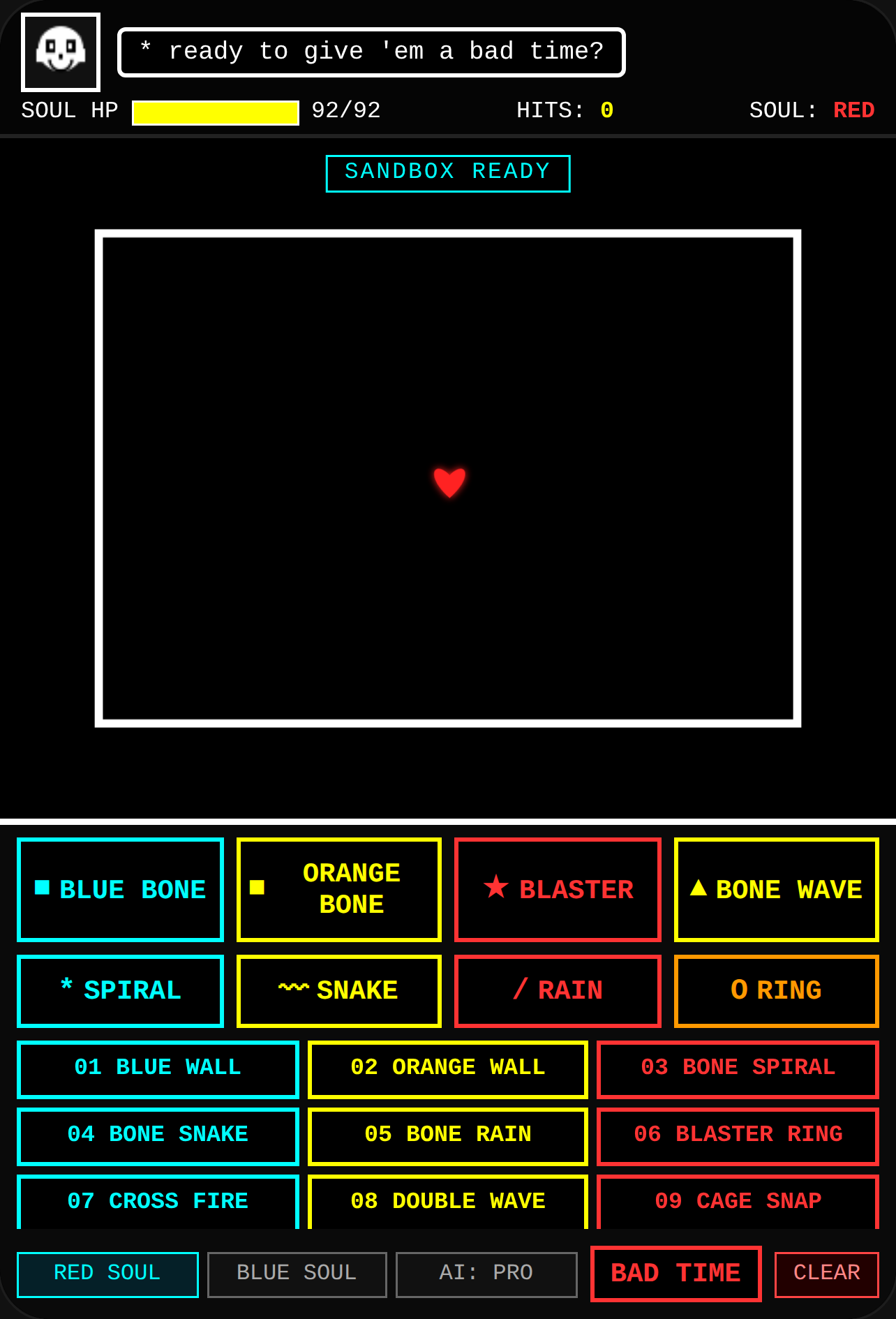 Sans Simulator: Battle Sandbox cover