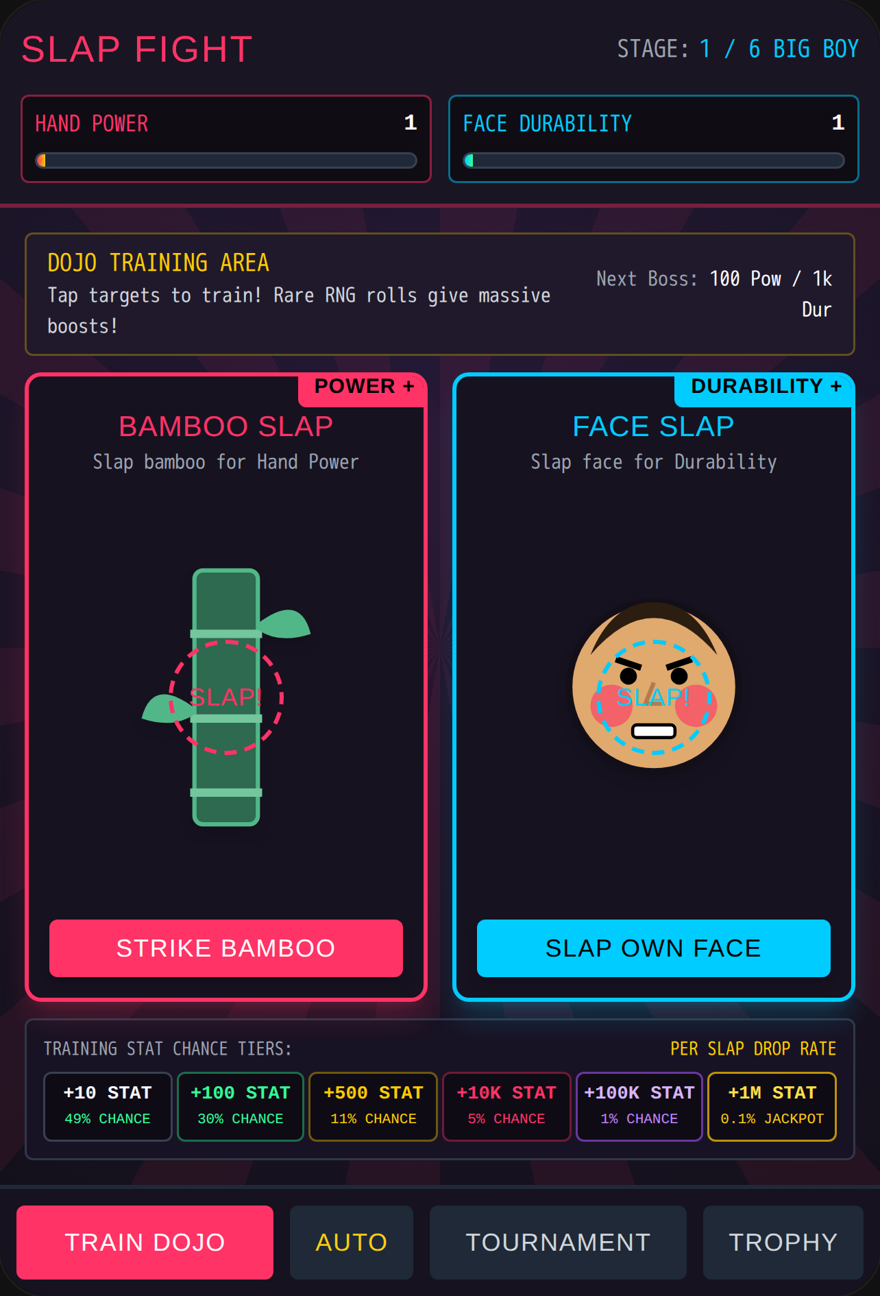 Slap Face Fight and Tournament - update 2 cover