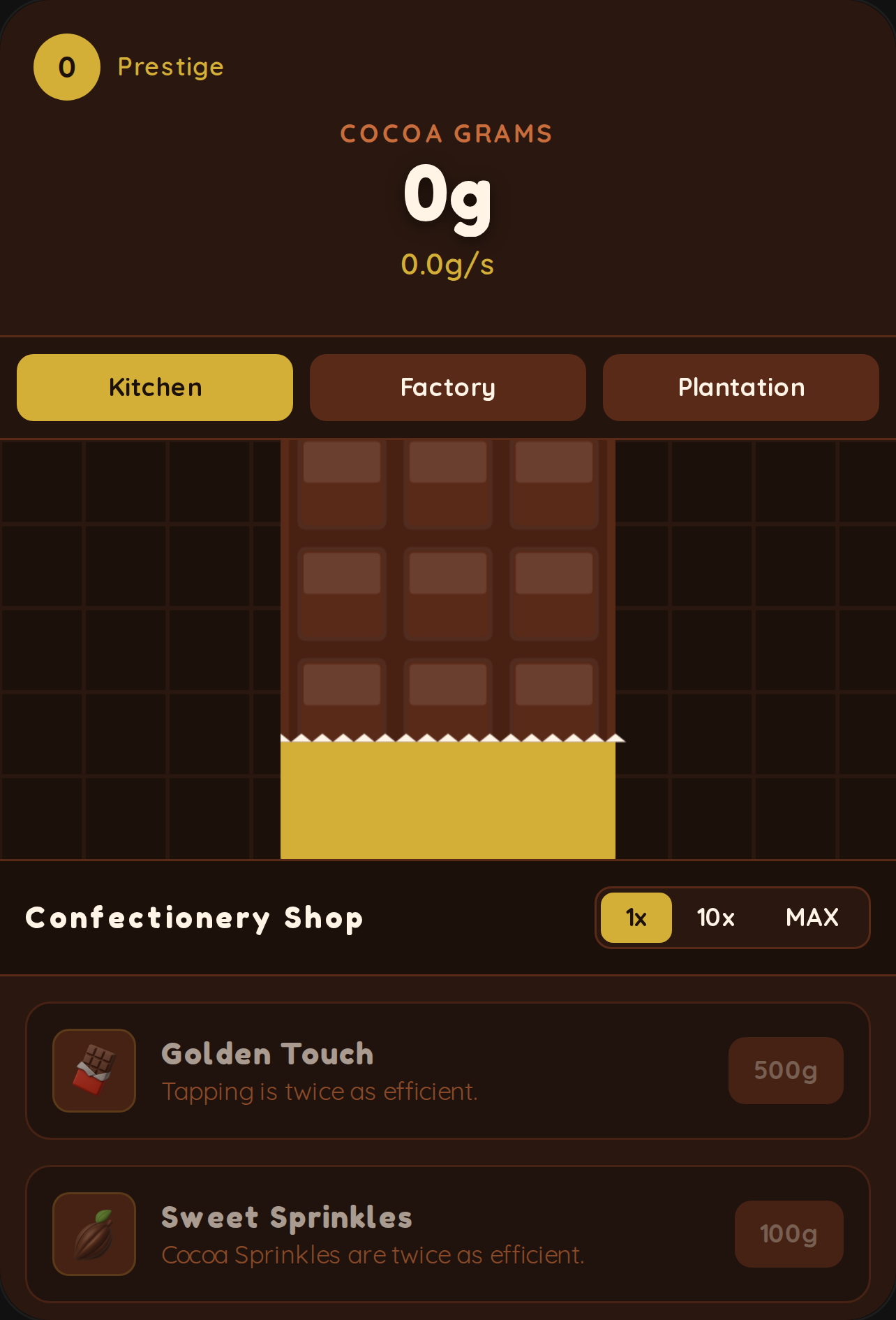 Velvet Cocoa and Gold Confection cover
