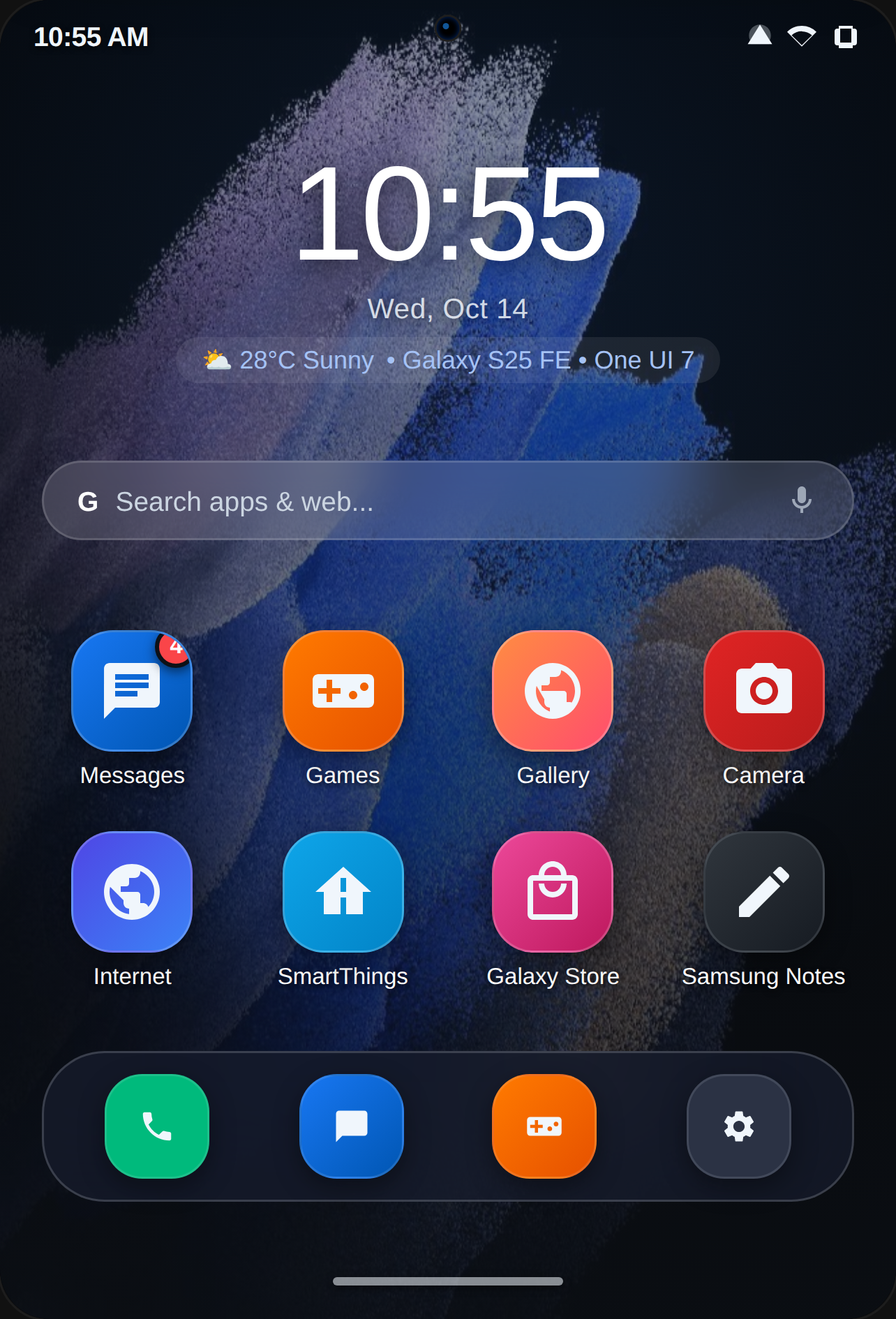 Galaxy S25 FE - Family Chats & Games cover