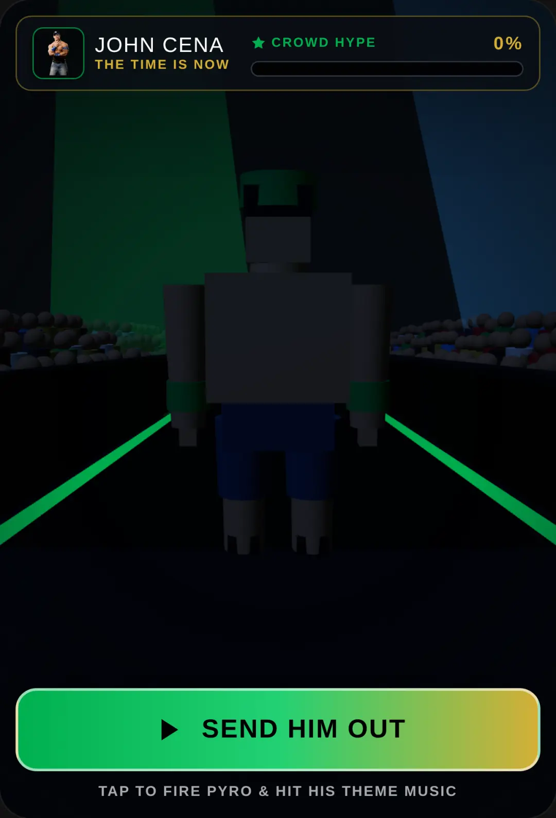 John Cena 3D Ring Entrance cover